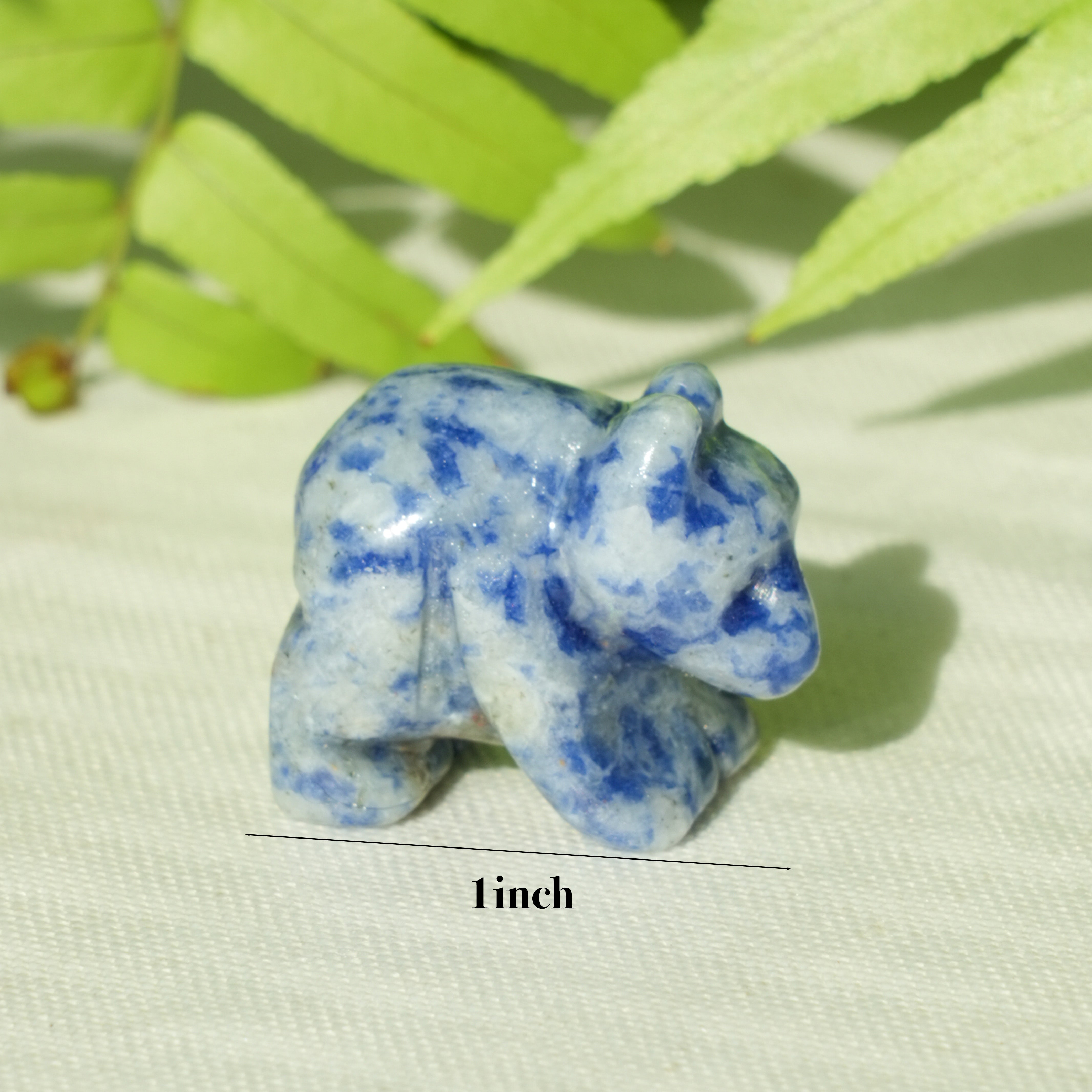 Sodalite Bear Mini Carving