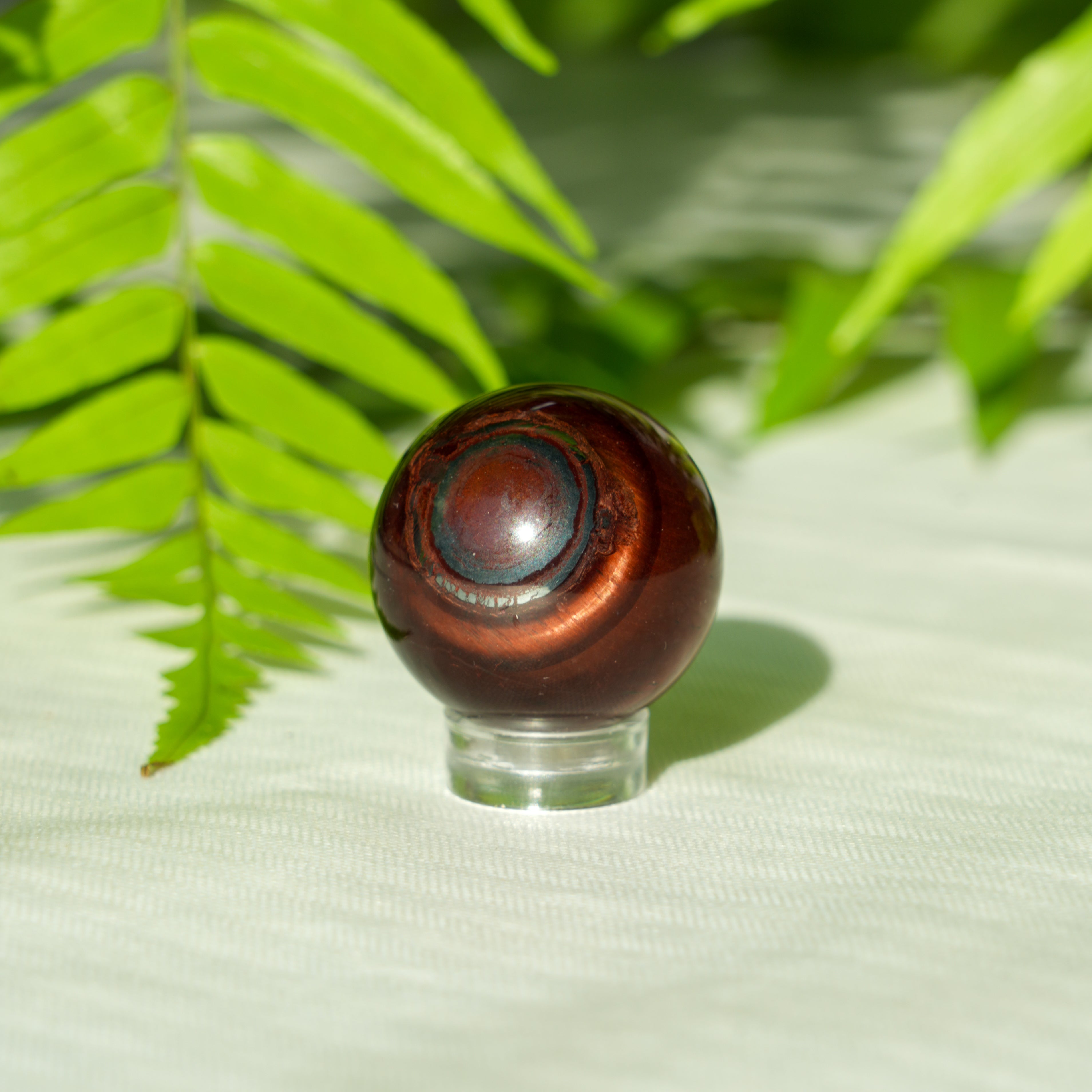 Red Tiger Eye Stone Mini Sphere