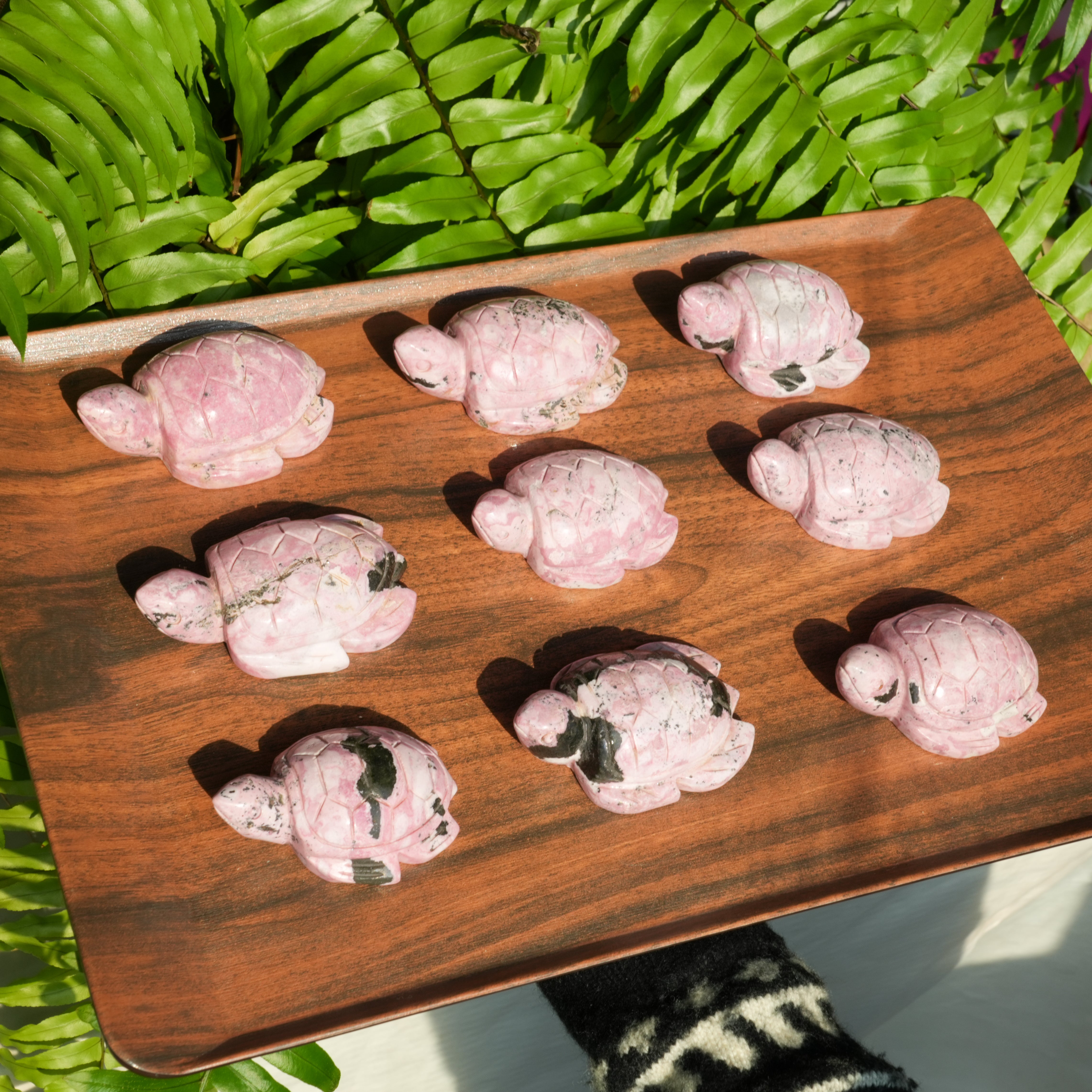 Peru Rhodonite Turtle