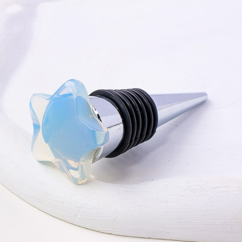 Natural Crystal Star Red Wine Stopper