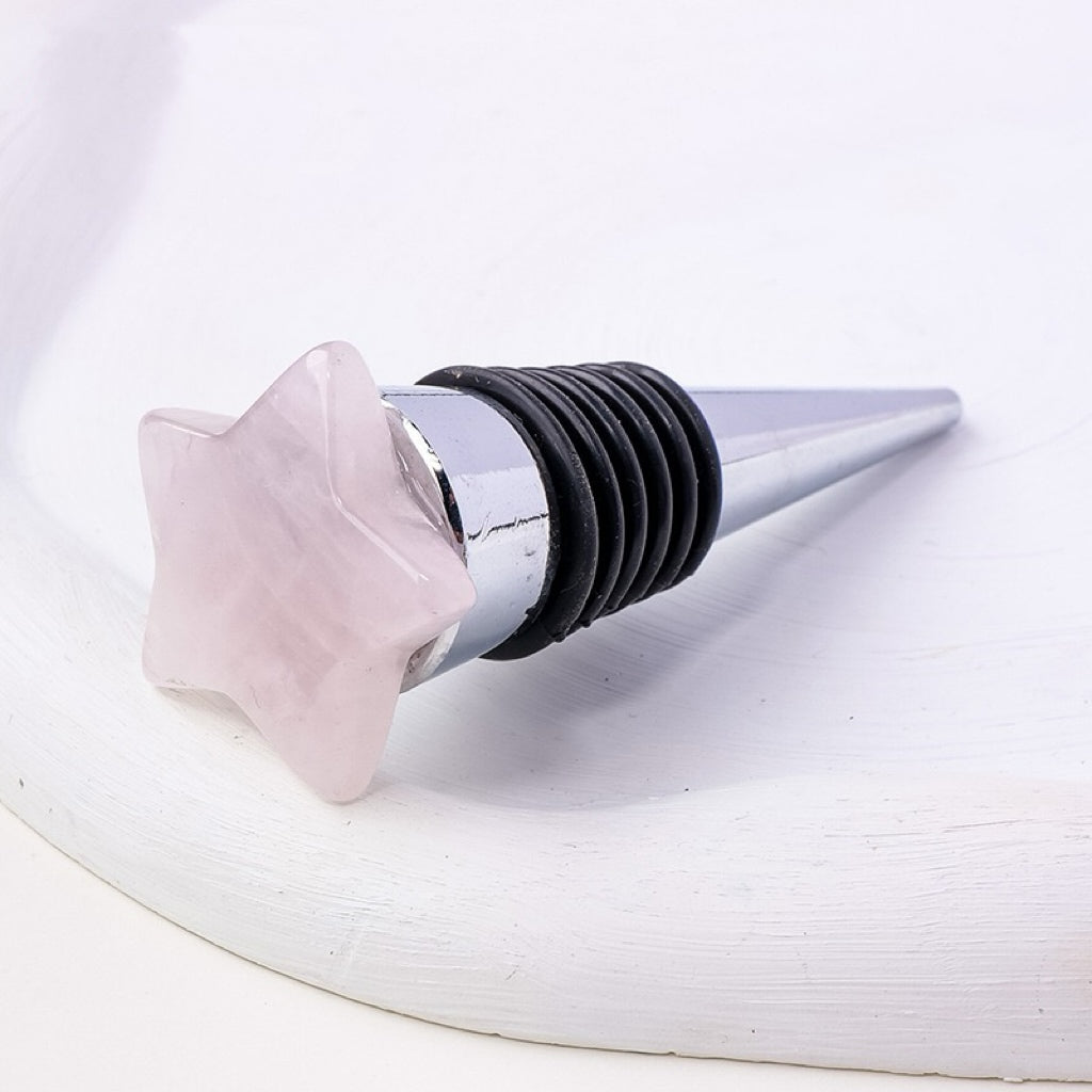 Natural Crystal Star Red Wine Stopper