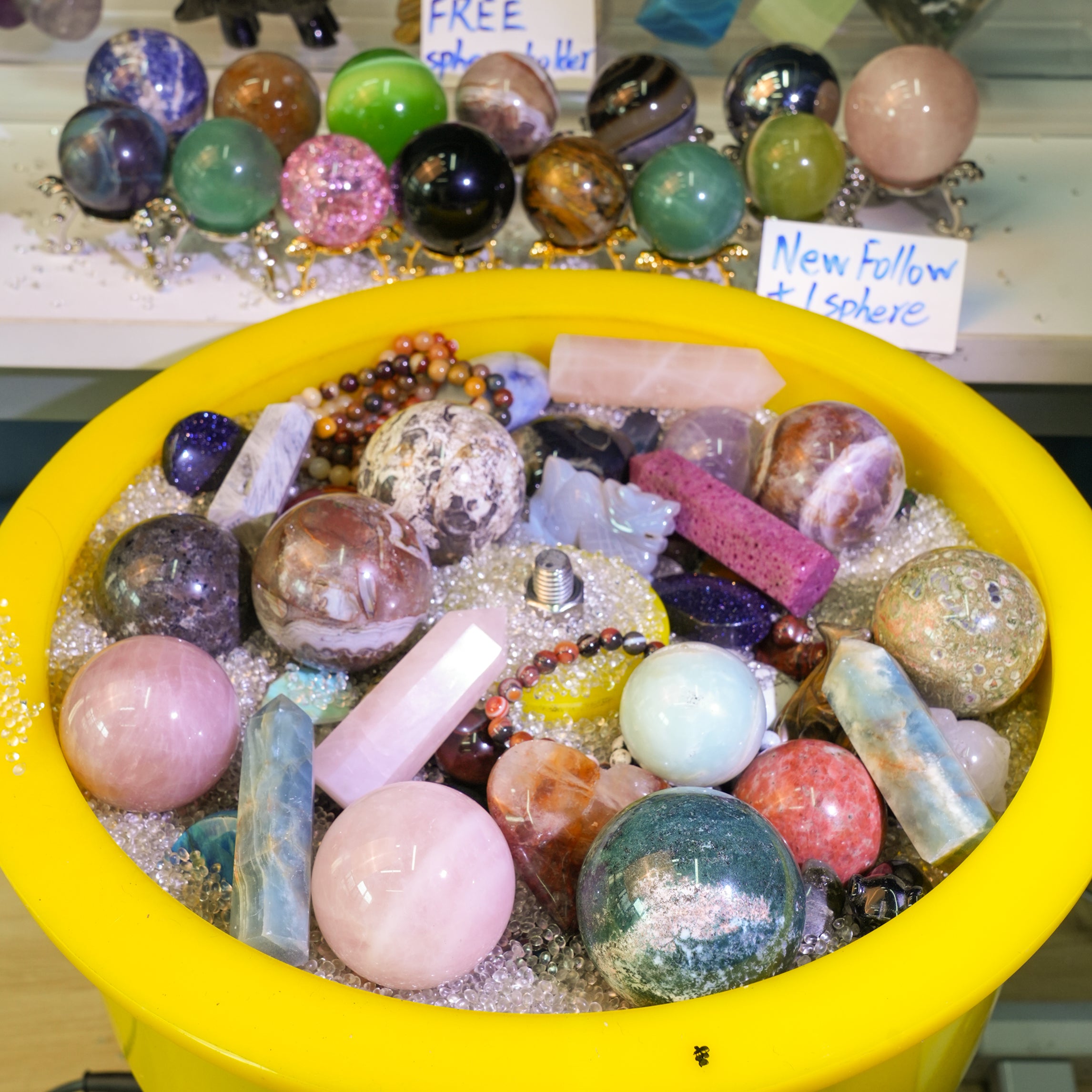 Mixed Crystal Carving Scoop (live stream)