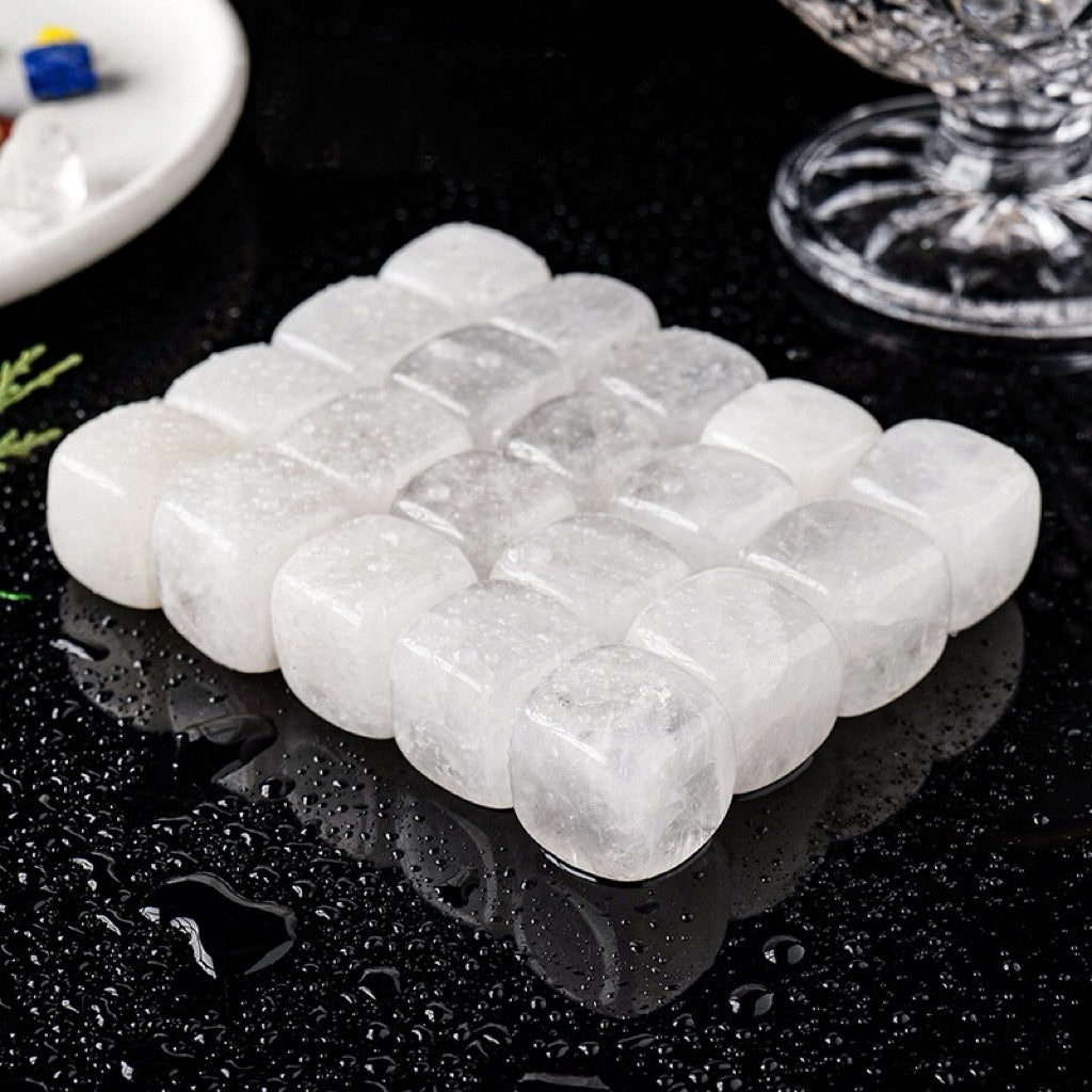 Clear Quartz Ice Cubes