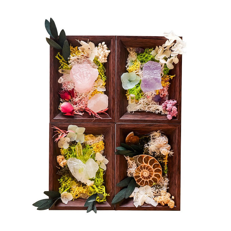Immortal Flower Micro Landscape Photo Frame Ornament