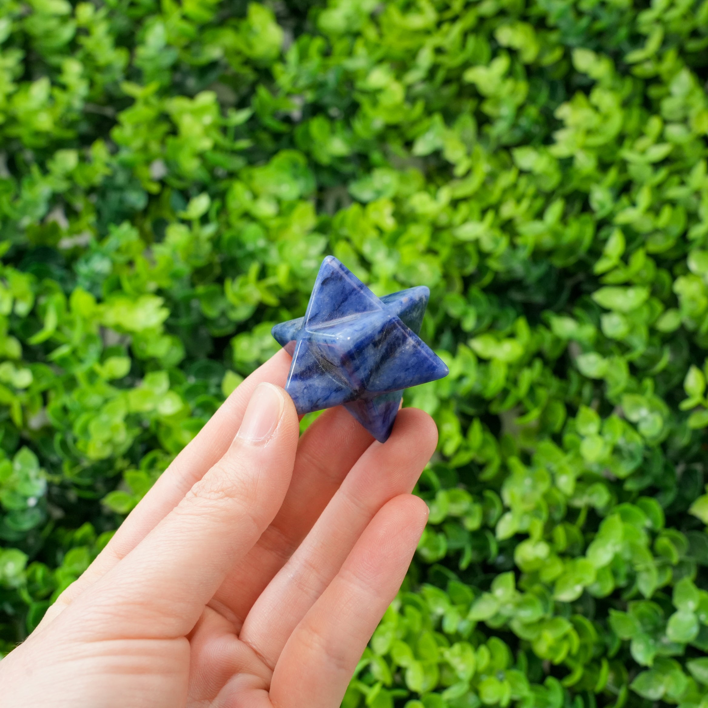 Natural Blue Aventurine Kaba Pendant Healing Crystal Jewelry