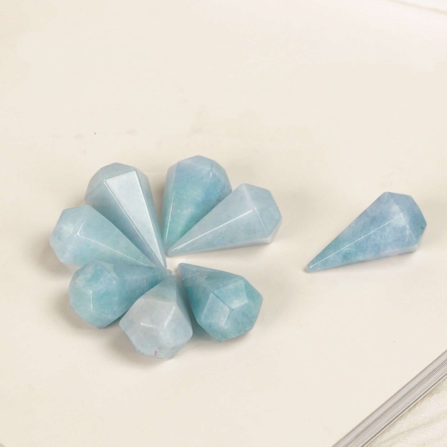 Aquamarine Hexagonal Pyramid