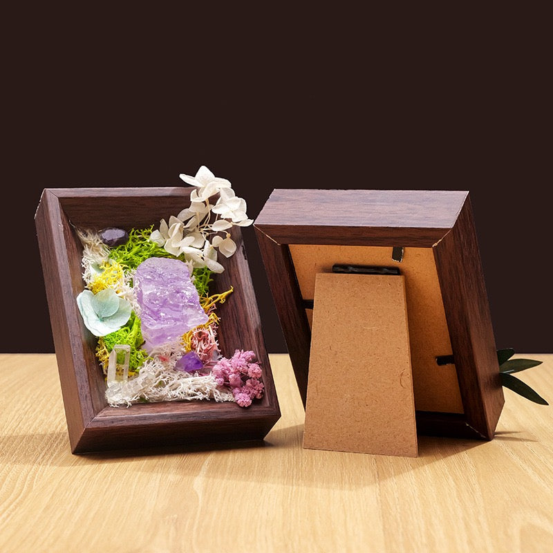 Immortal Flower Micro Landscape Photo Frame Ornament