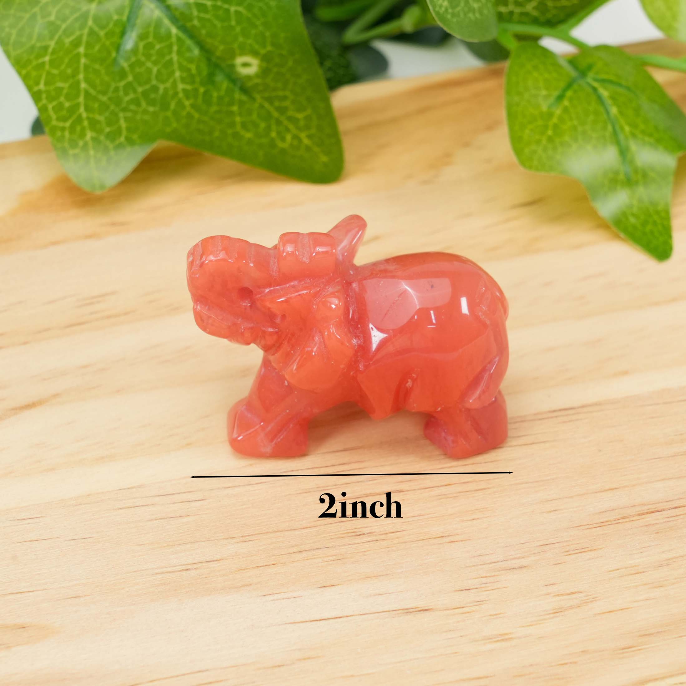 Mixed Crystal Elephant Carving – Lucky Charm for Prosperity & Protection