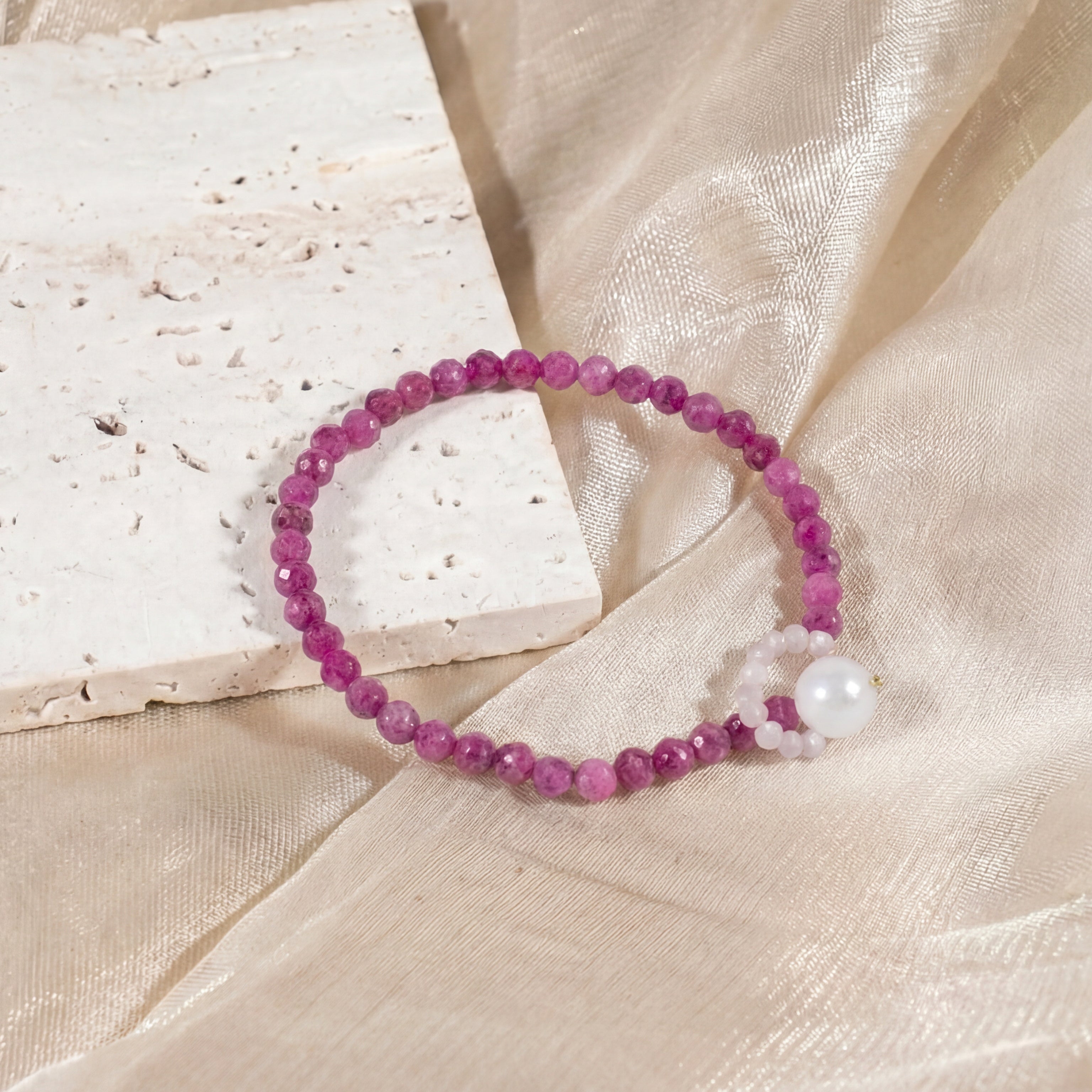 Ruby Handmade Bracelet