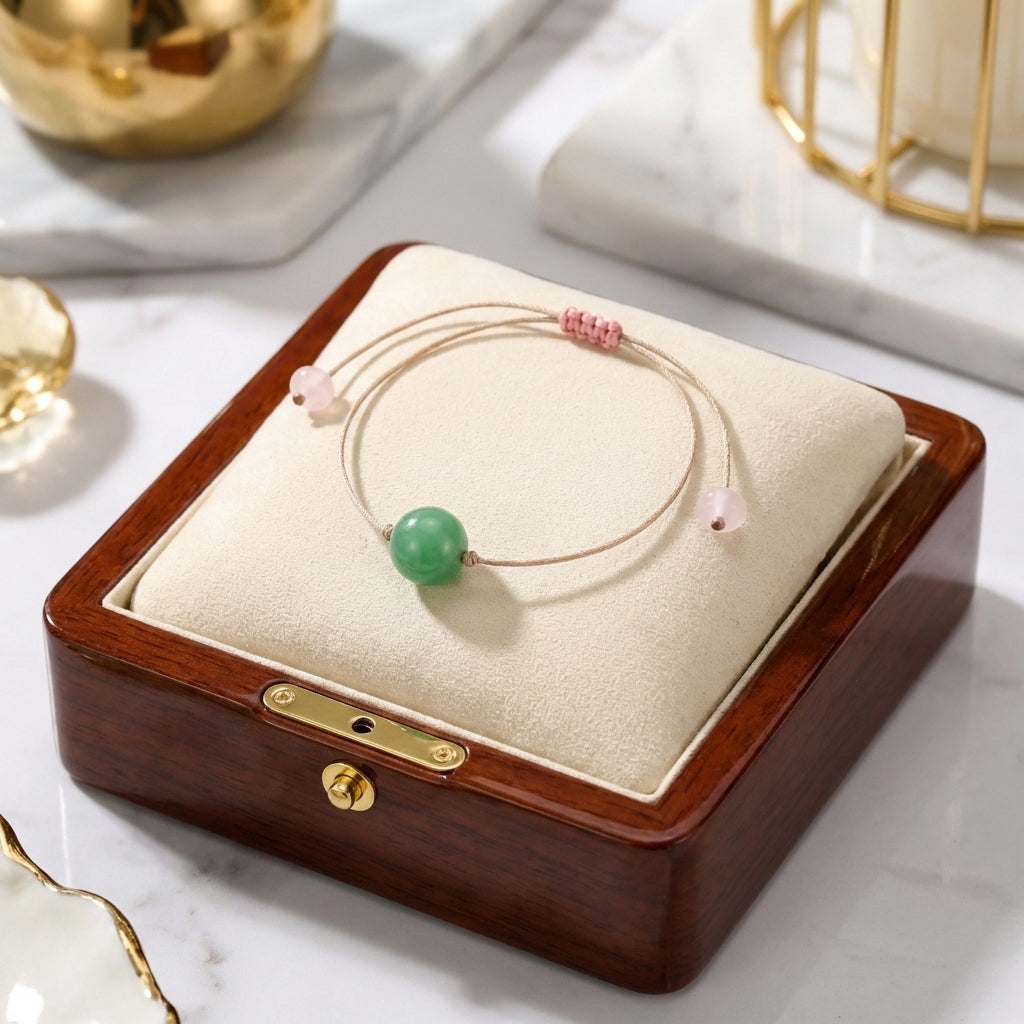 Green Aventurine Wristband Bracelet