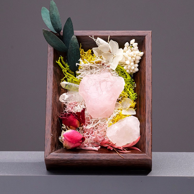 Immortal Flower Micro Landscape Photo Frame Ornament