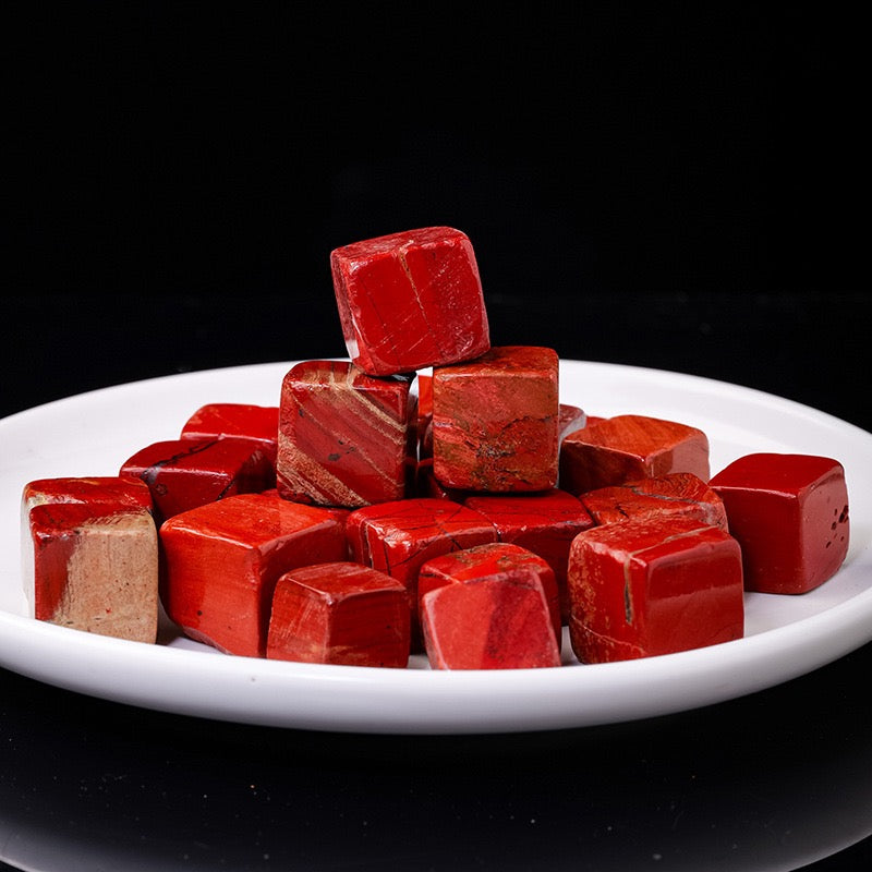 Red Jasper Ice Cubes