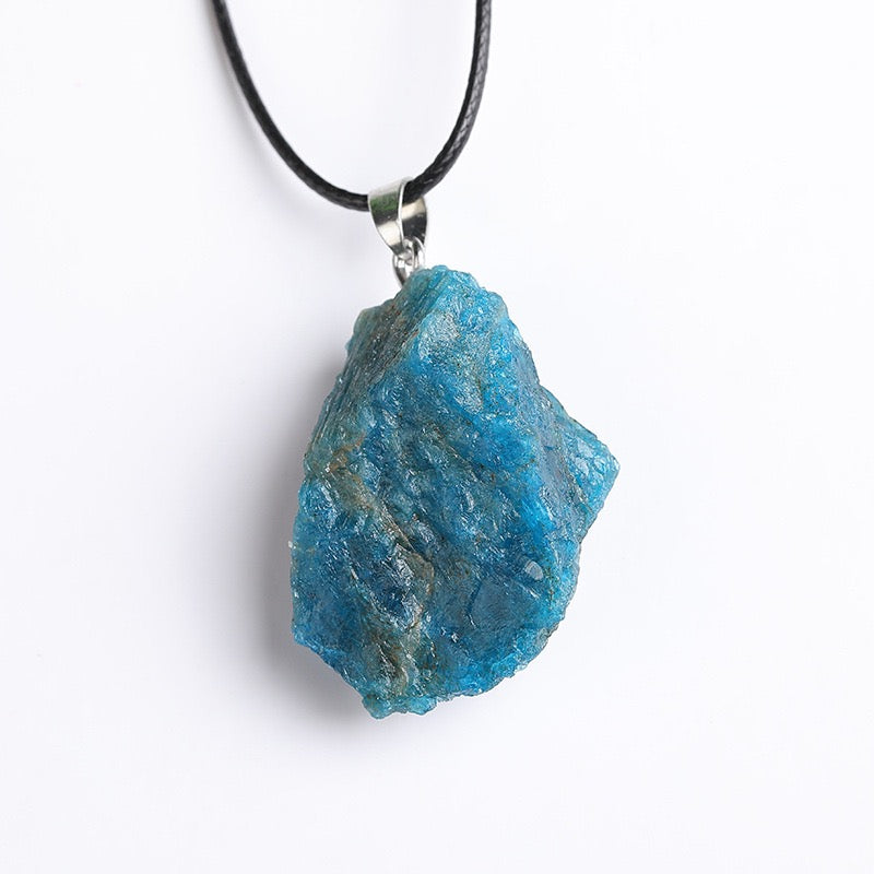Blue Apatite Stone Pendant