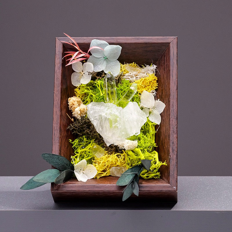 Immortal Flower Micro Landscape Photo Frame Ornament