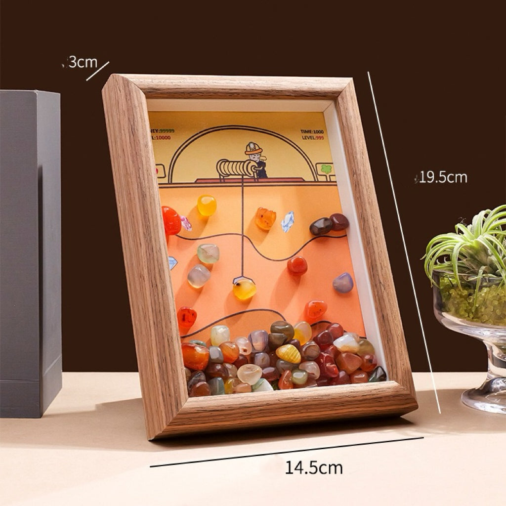 Natural Crystal Gravel Photo Frame Ornament
