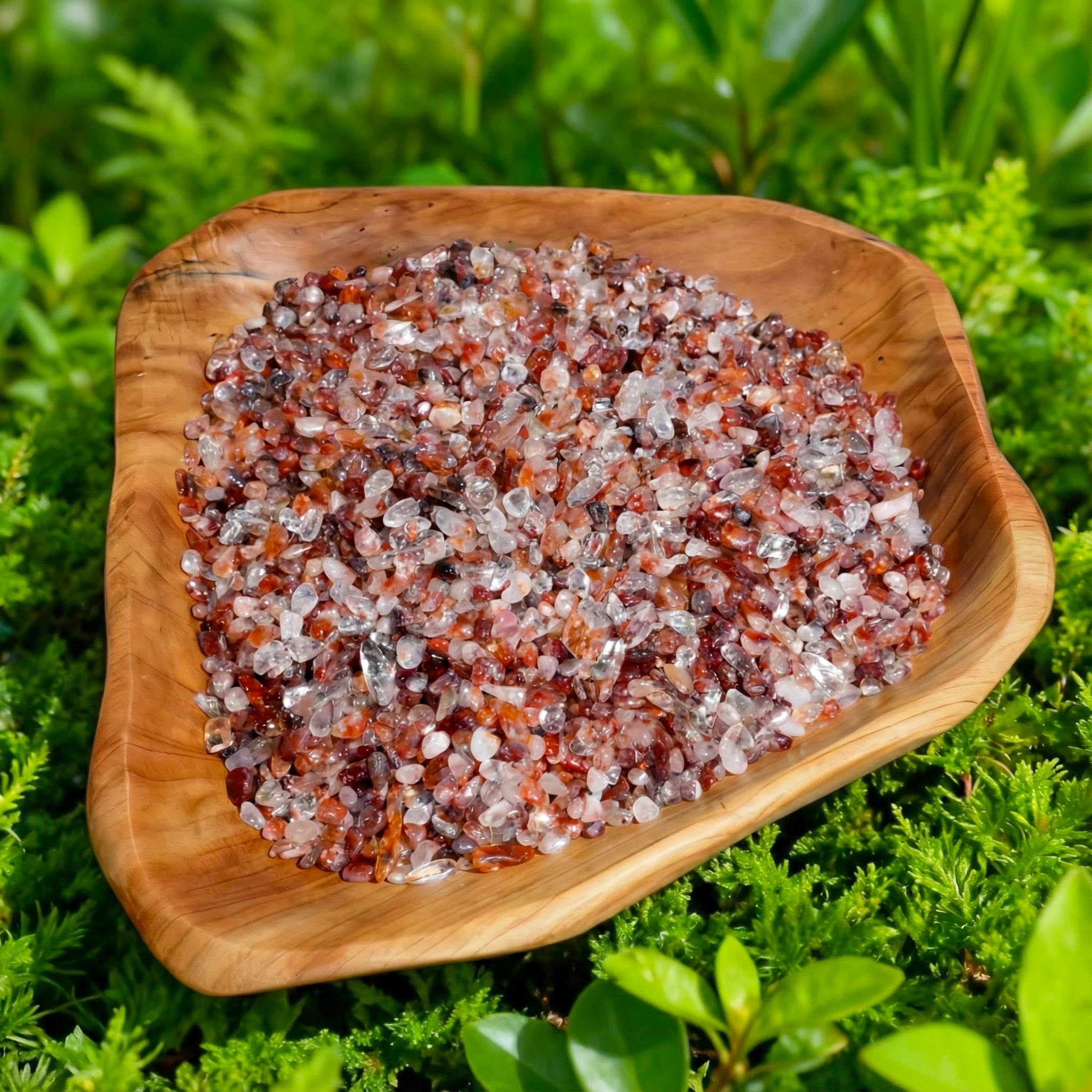 Red Fire Quartz Hematoid Chips