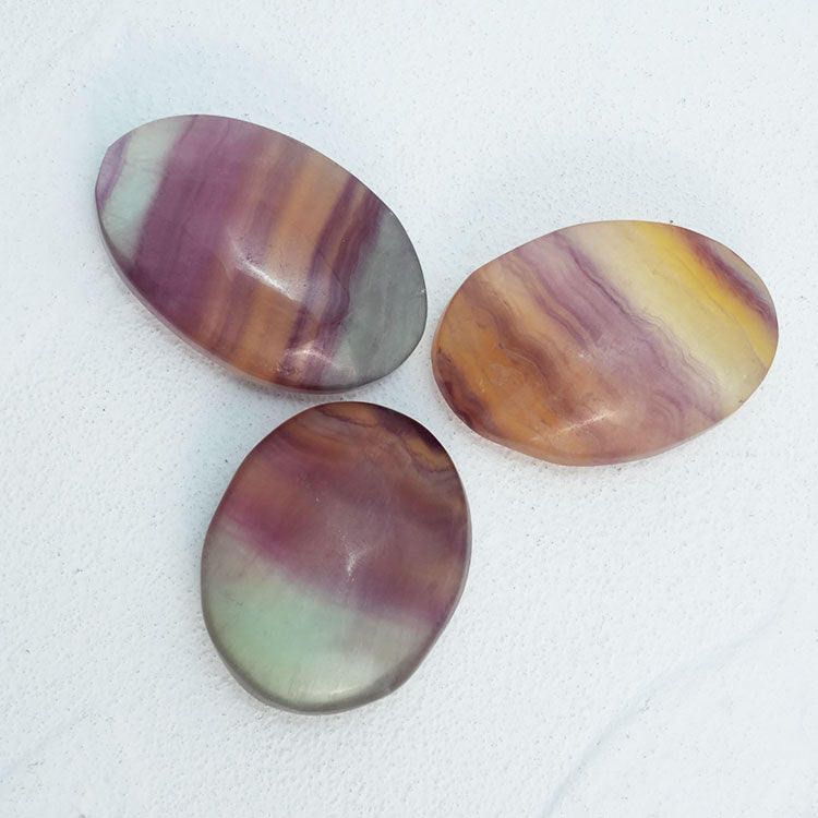 Candy Fluorite Palmstone: Balance and Harmony in Spiritual Practices