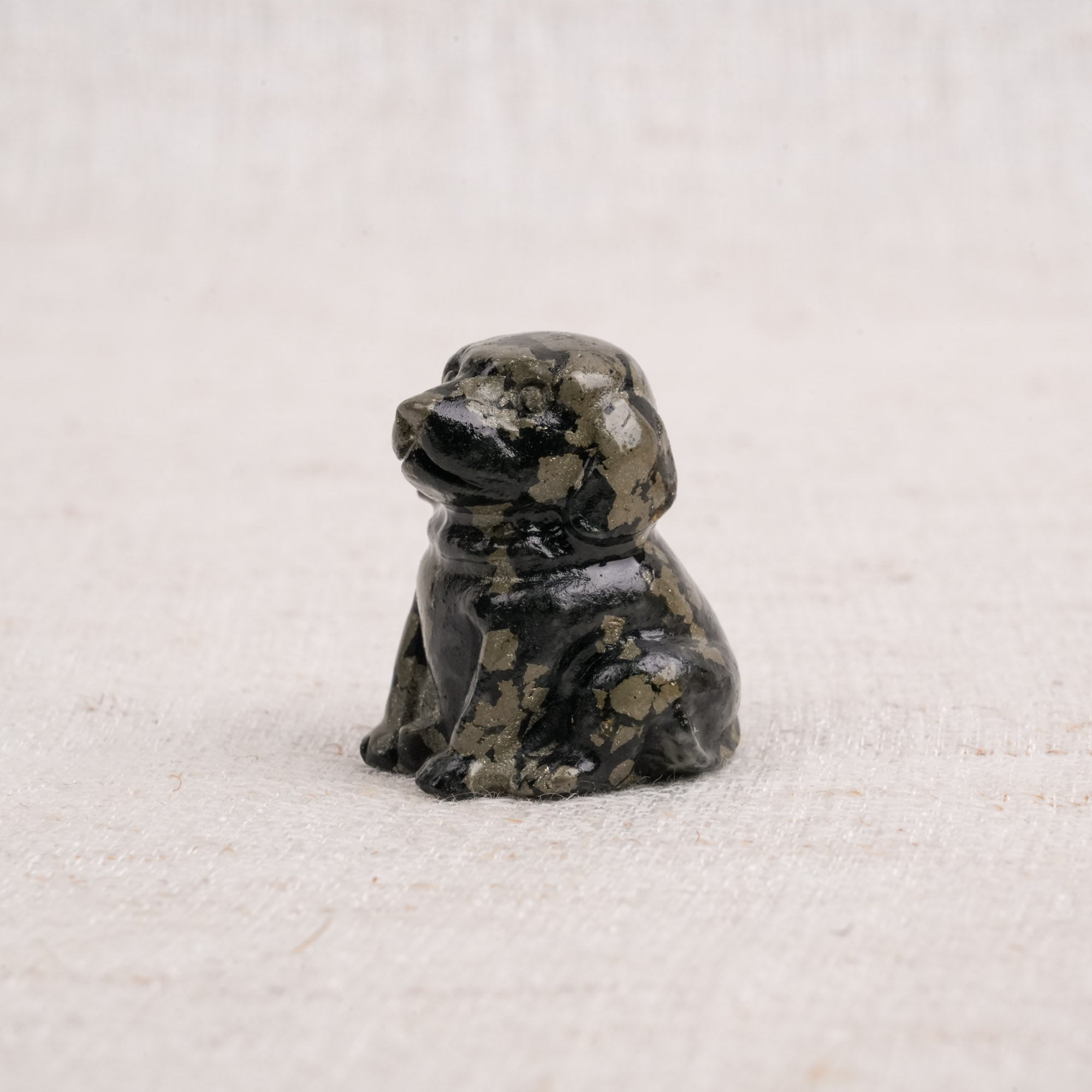 Multi-Material Mini Crystal Puppy Carving
