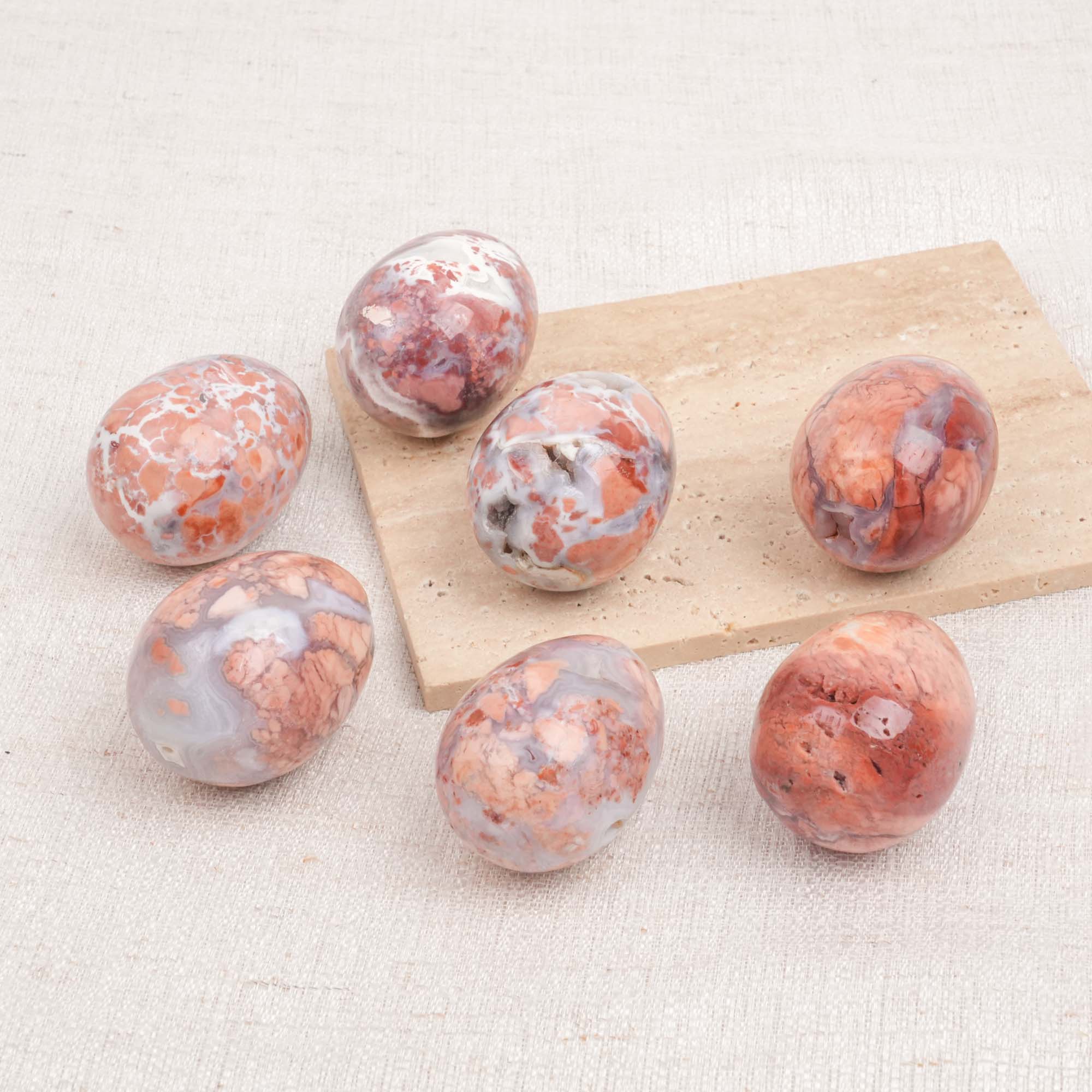 Petal Agate Egg