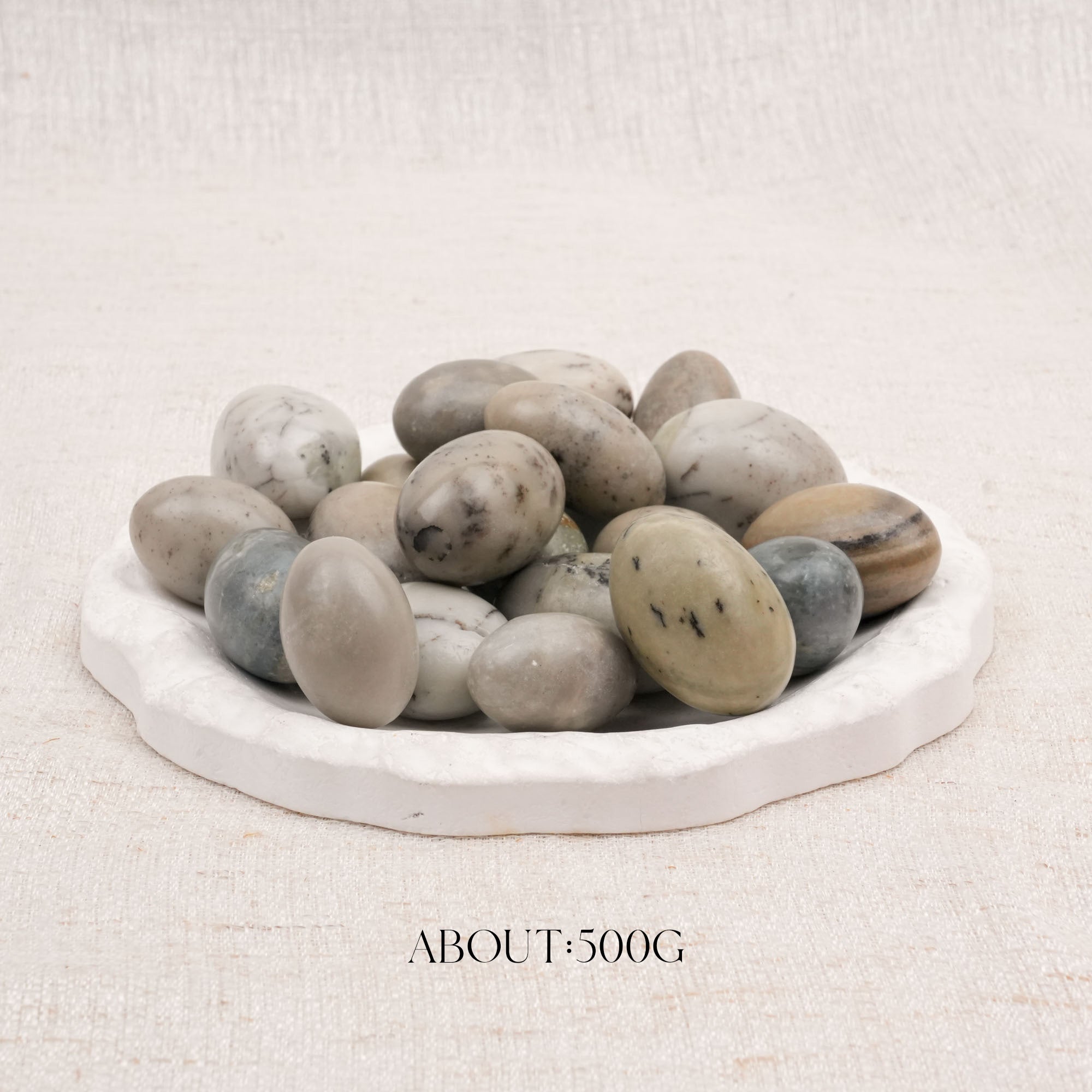 Dendritic Jade Tumbled Stone