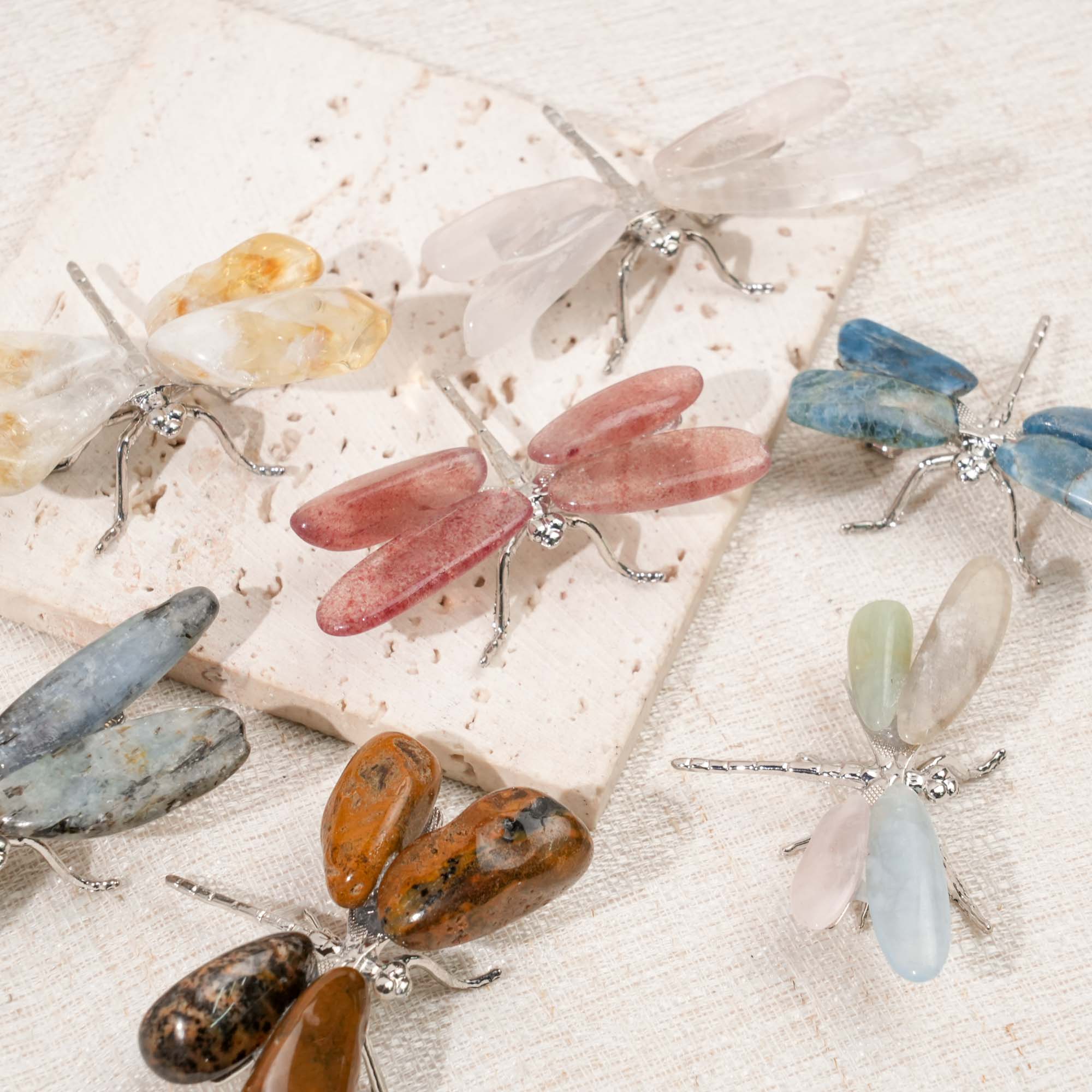 Multi-Material Crystal Dragonfly
