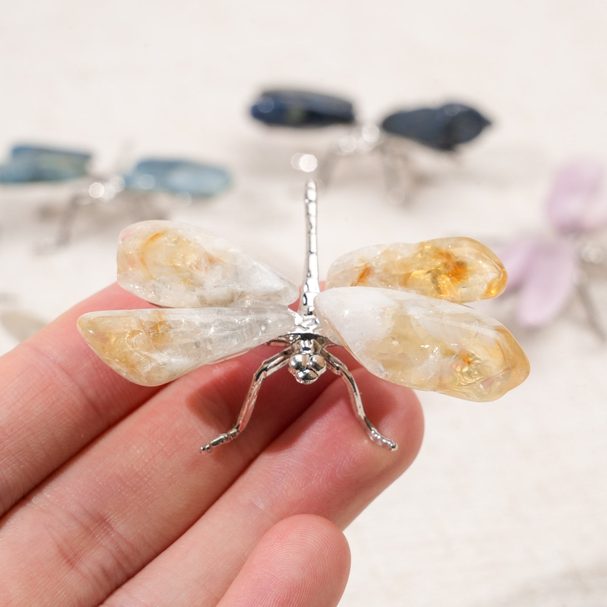 Multi-Material Crystal Dragonfly