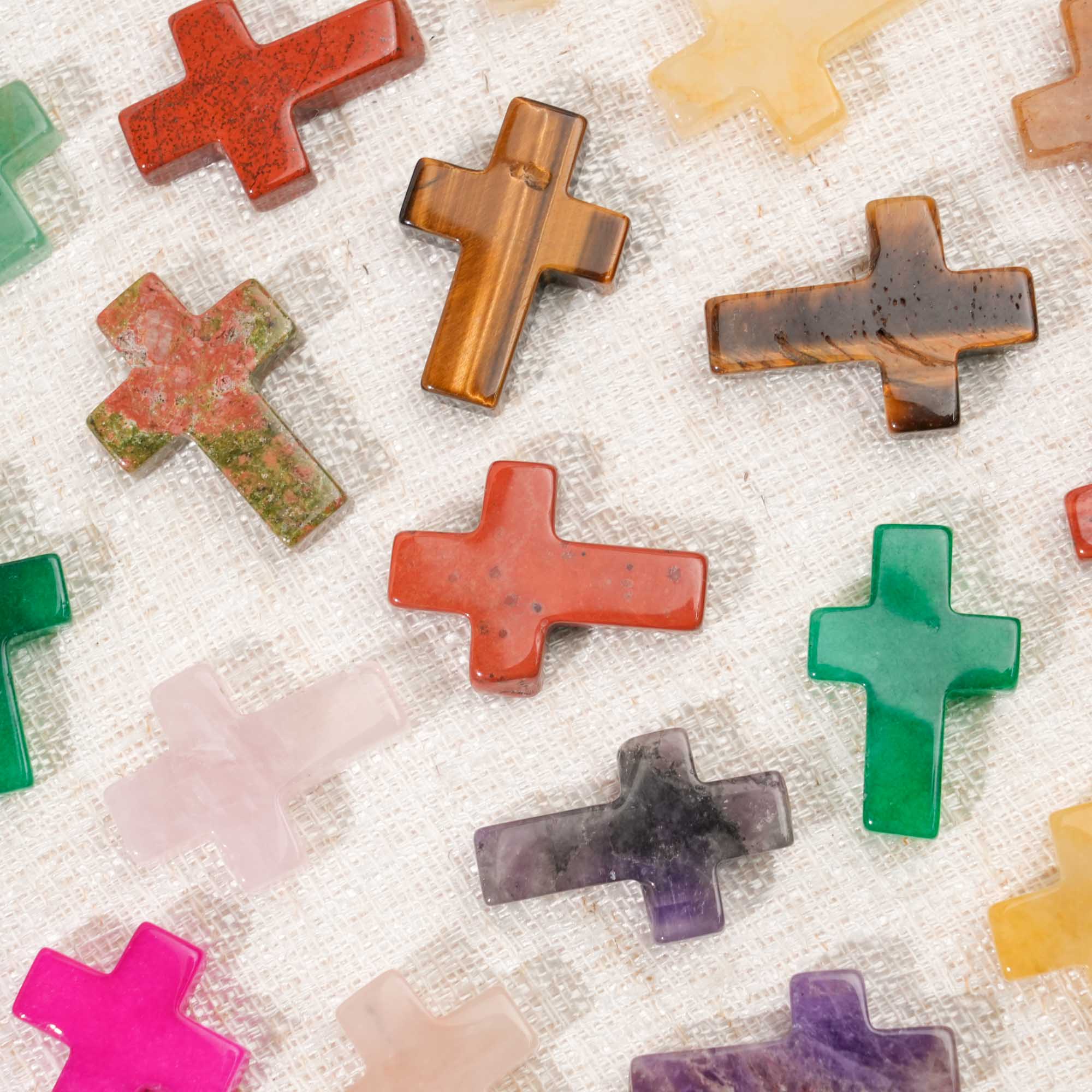 Multi-Material Mini Crystal Cross