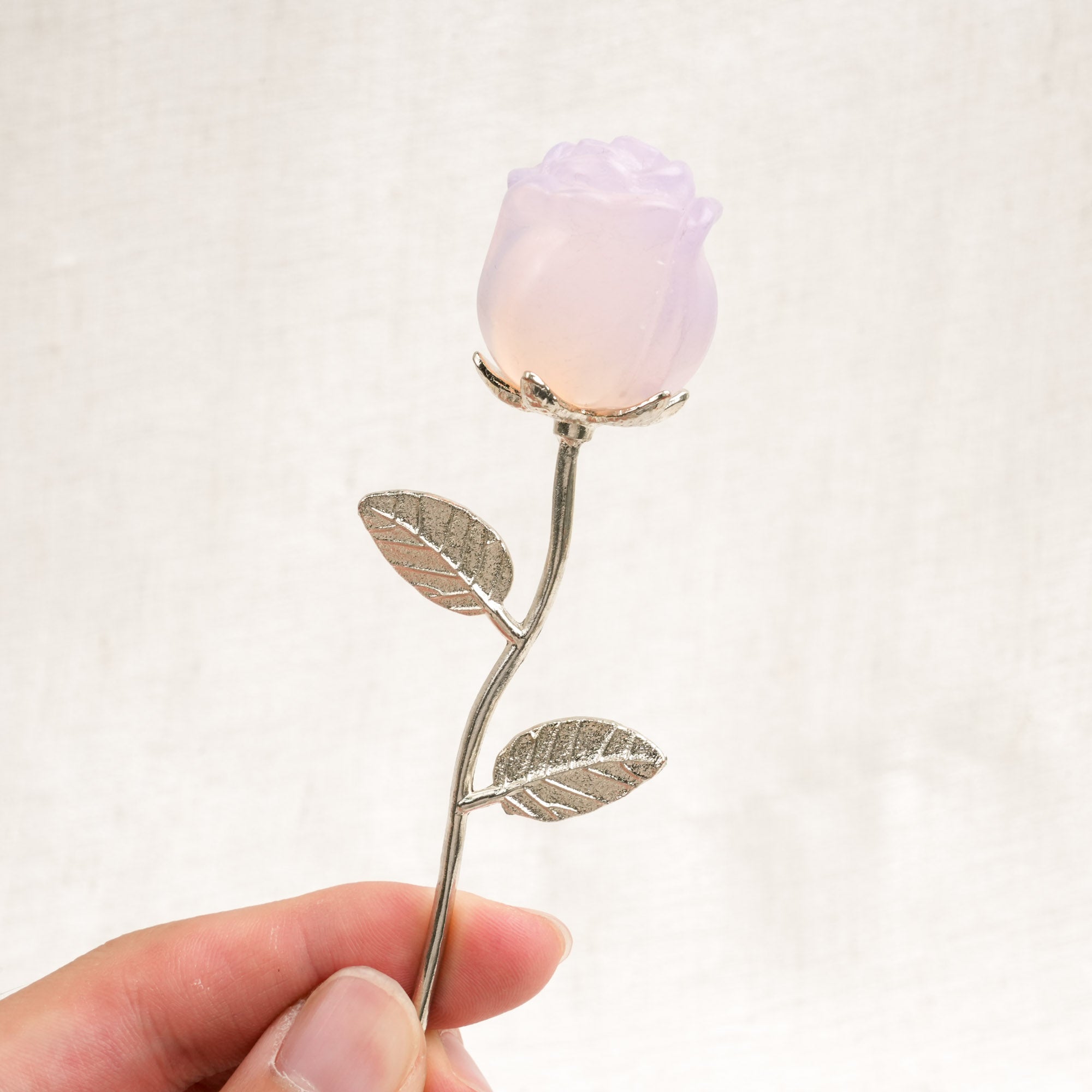Crystal Rose Flower Decor