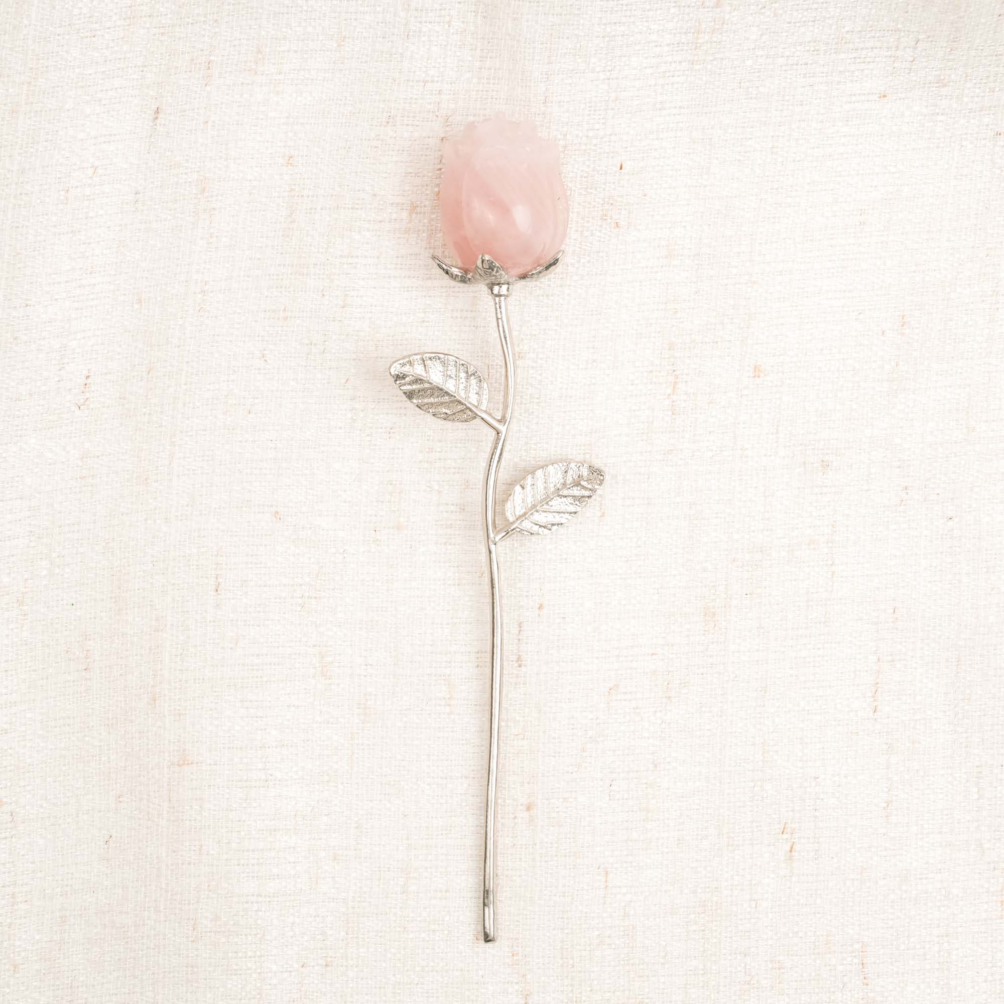 Crystal Rose Flower Decor