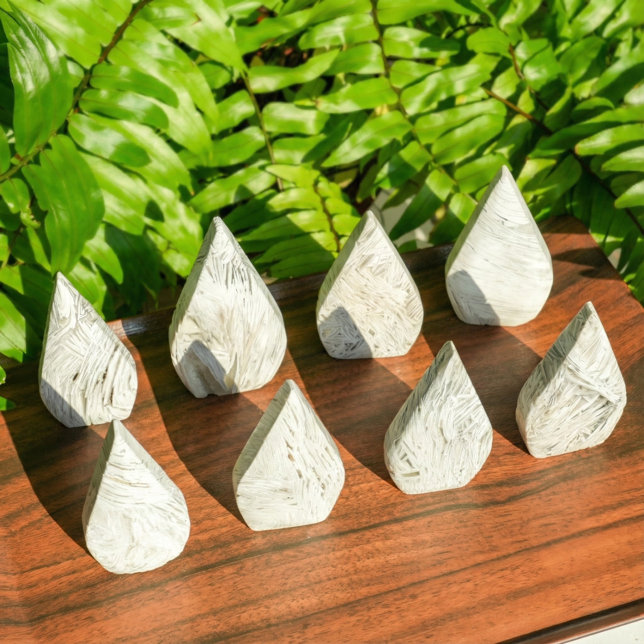 White Mexico Agate Ornament