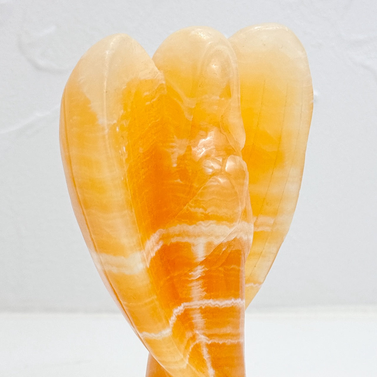 Yellow Calcite Angel Statue - Bringing Happiness and Clarity