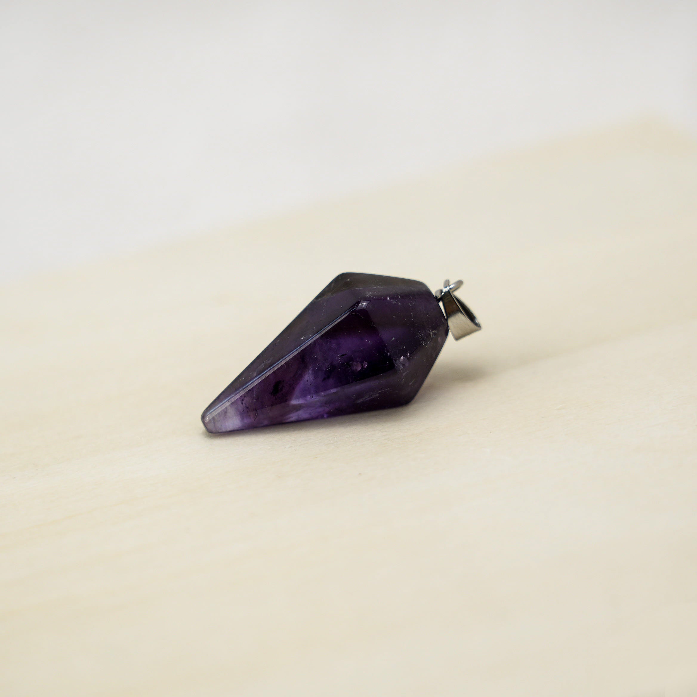 Exquisite handcrafted amethyst pendant necklace, ideal for both everyday wear and special occasions.