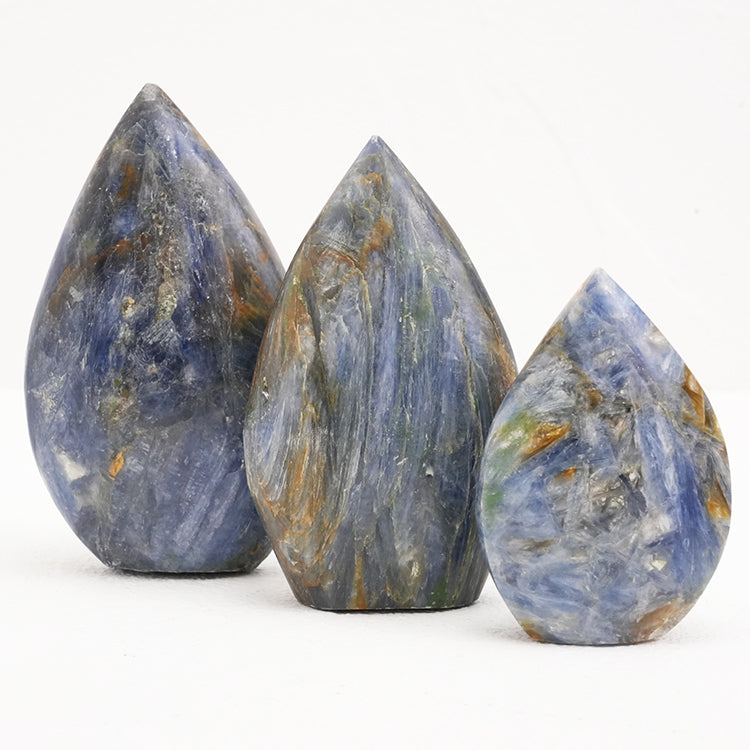 Healing Kyanite Flame Freeform Crystal for energy alignment and clarity