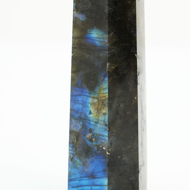 Powerful Labradorite Point for Chakra Balancing and Spiritual Healing