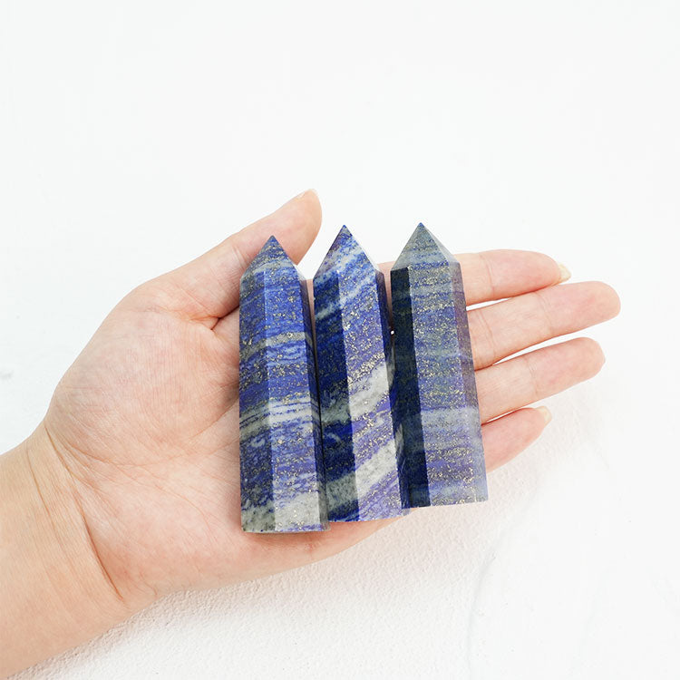 Lapis Lazuli Point Crystal for Balancing Energy and Enhancing Intuition