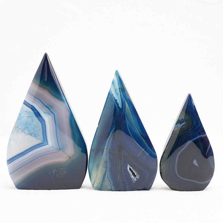 Decorative Blue Lace Agate with gentle blue tones