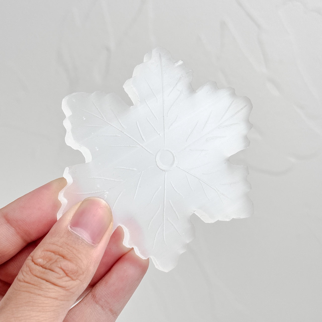 Decorative Selenite Snowflake for Festive Season