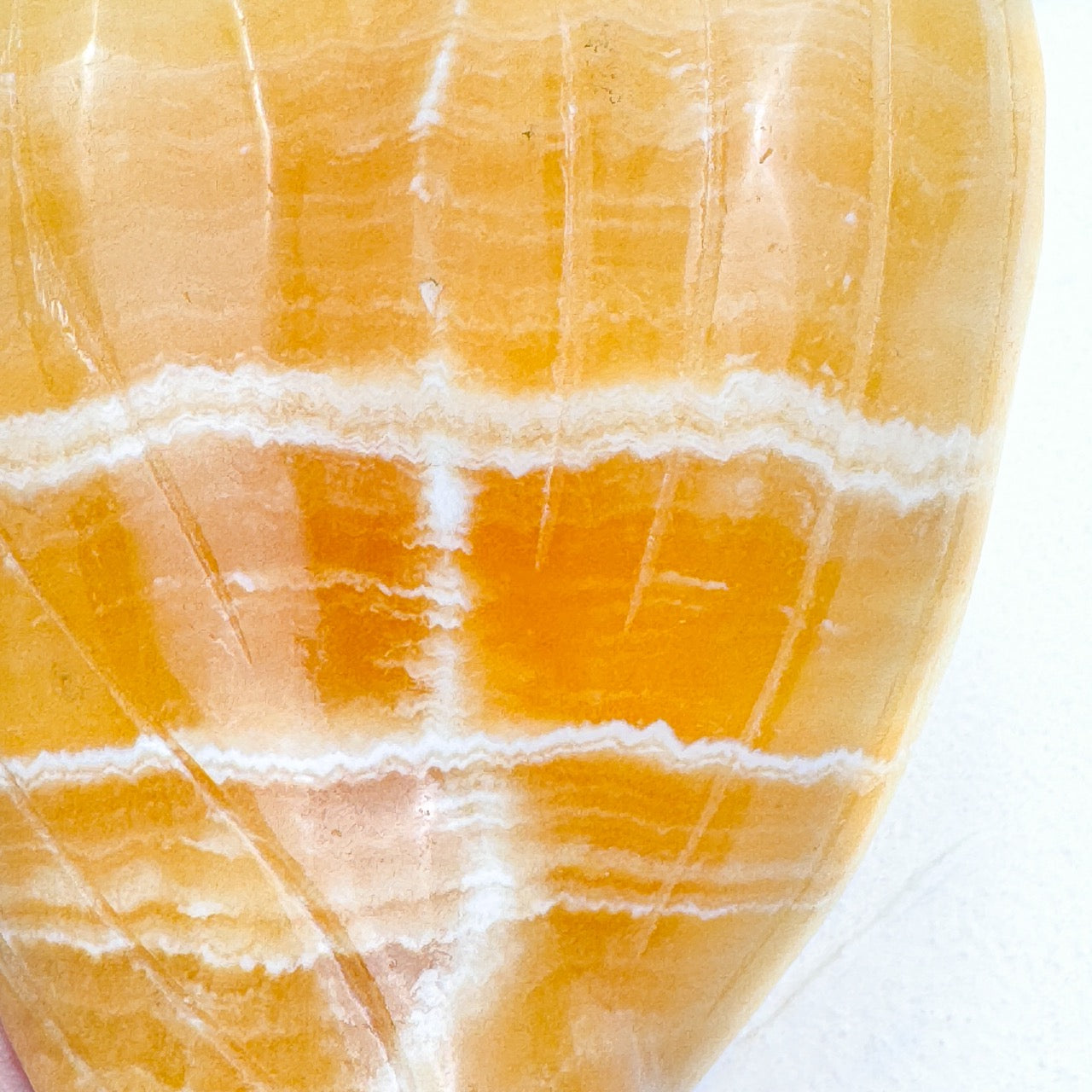 Beautiful Yellow Calcite Angel Ornament