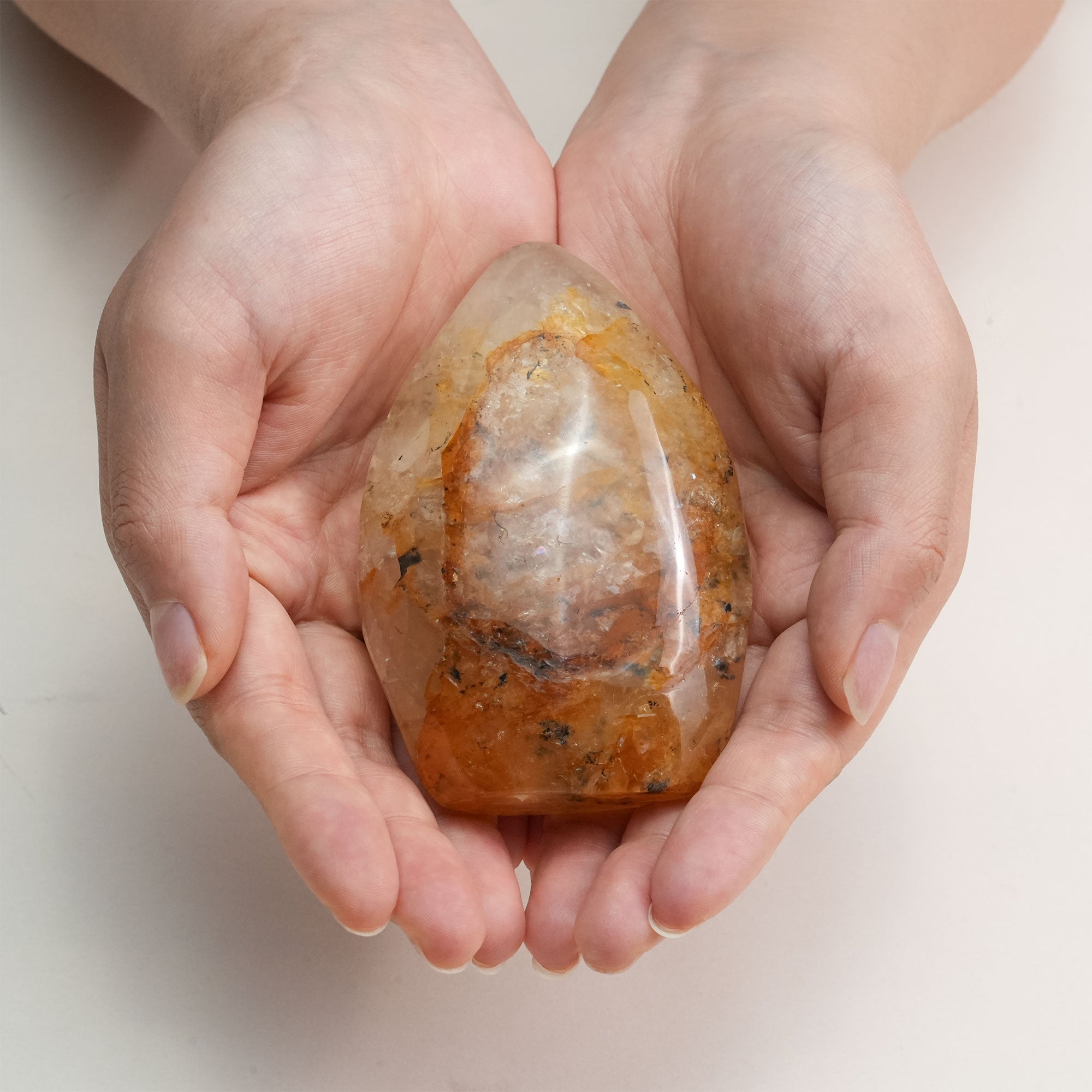 Golden Healer Quartz sculpture, a stunning addition to any crystal collection