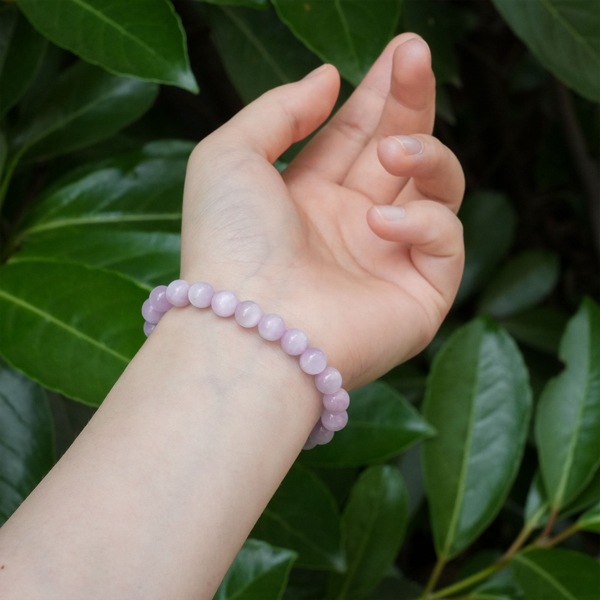 Elegant Kunzite bracelet enhancing spiritual connection and calm