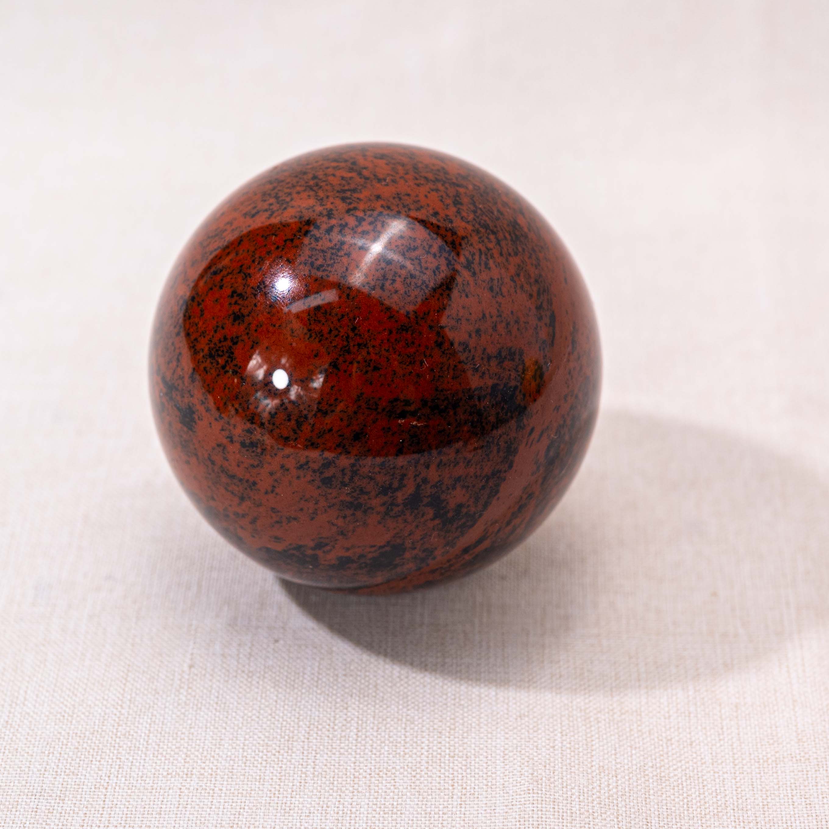 Mahogany Obsidian Sphere for protection and stability