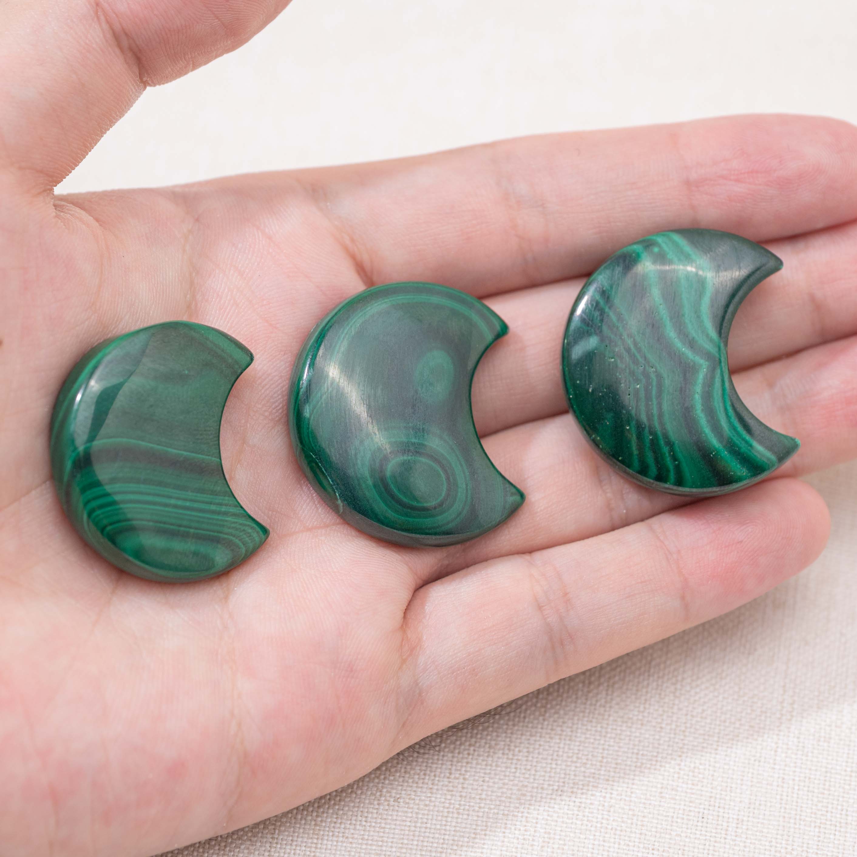 Enhance your meditation practice with the calming energy of this Malachite Moon.