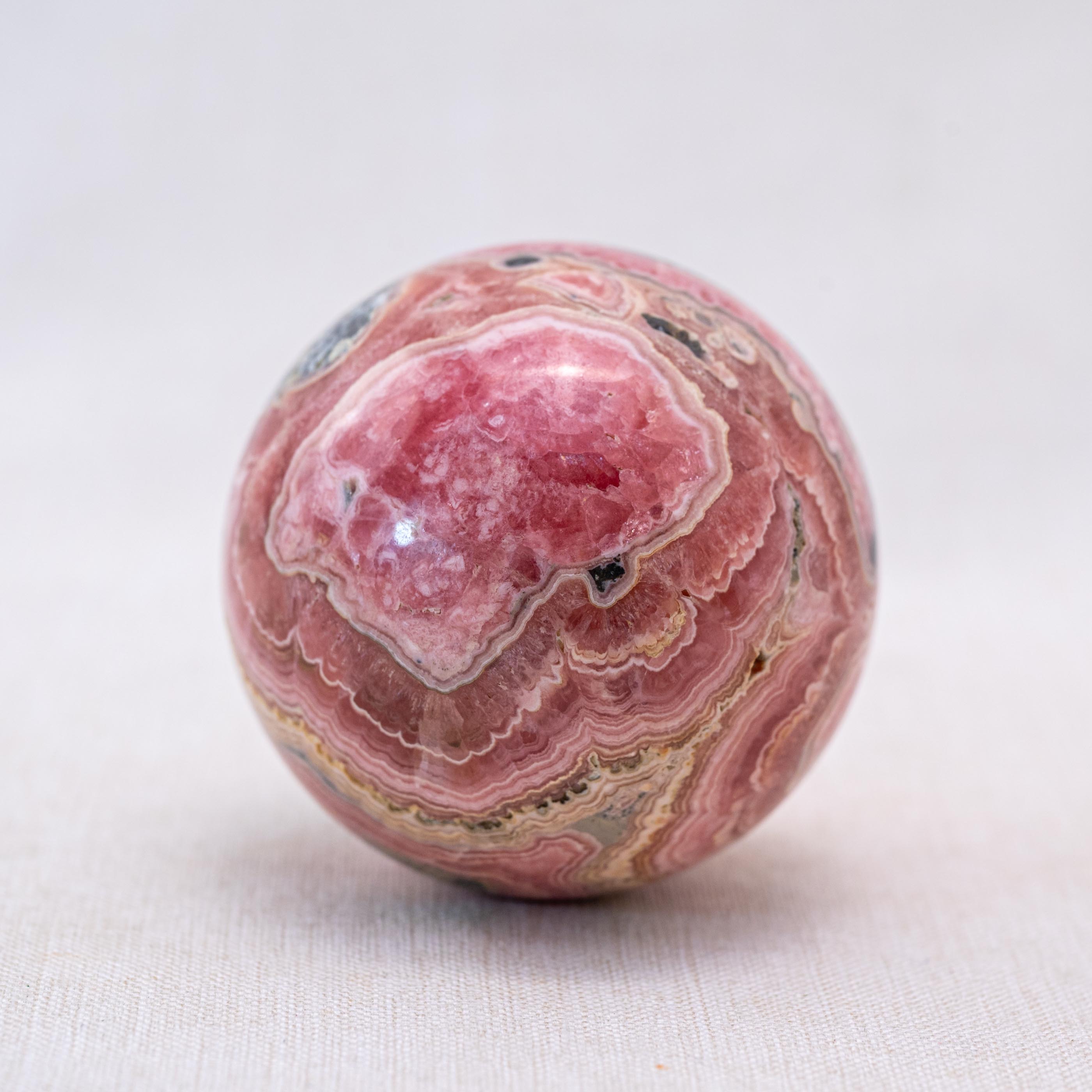 Rhodochrosite Spheres are perfect for energy balancing and healing.