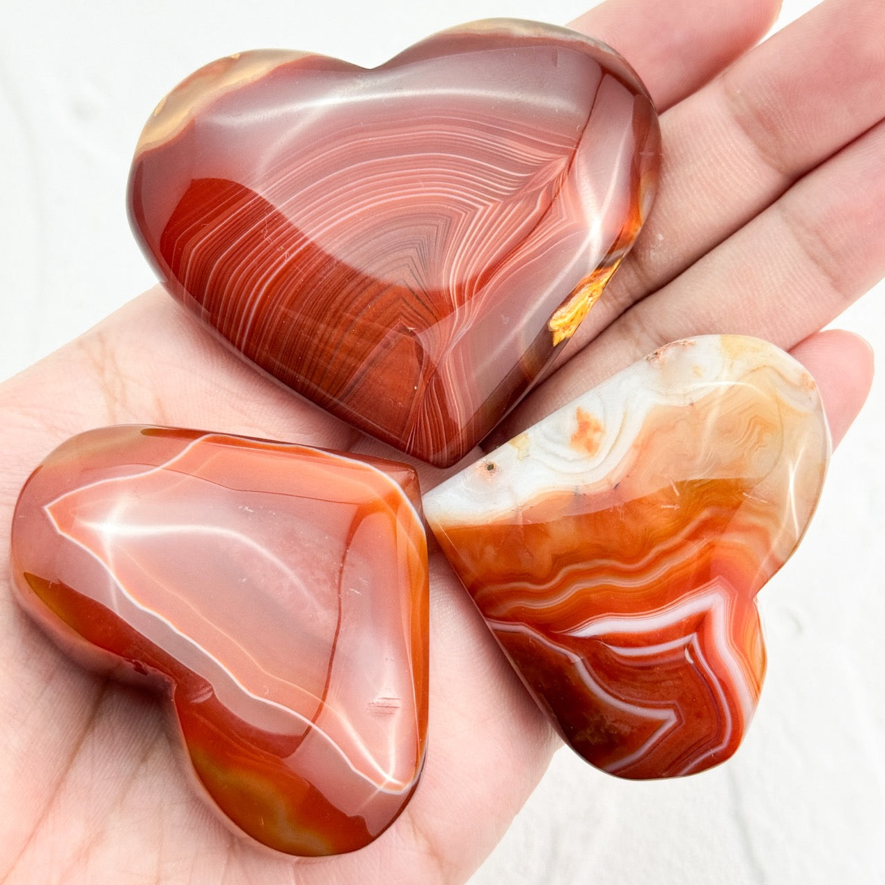 Natural Sardonyx Heart - Harmony and Balance in Every Stone