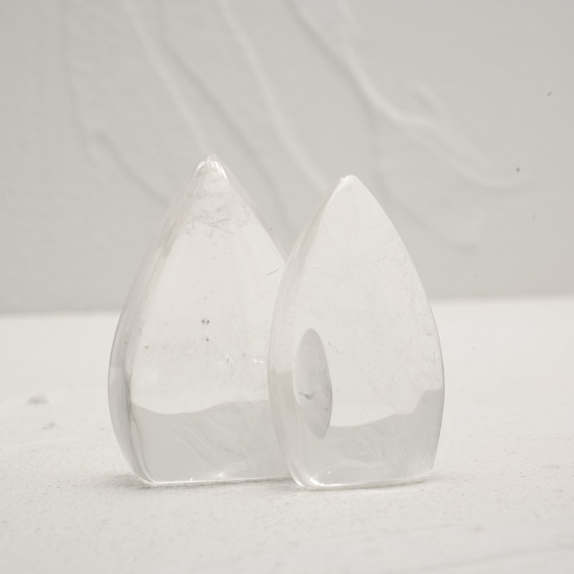 Pure Clear Quartz decor piece with energy purification