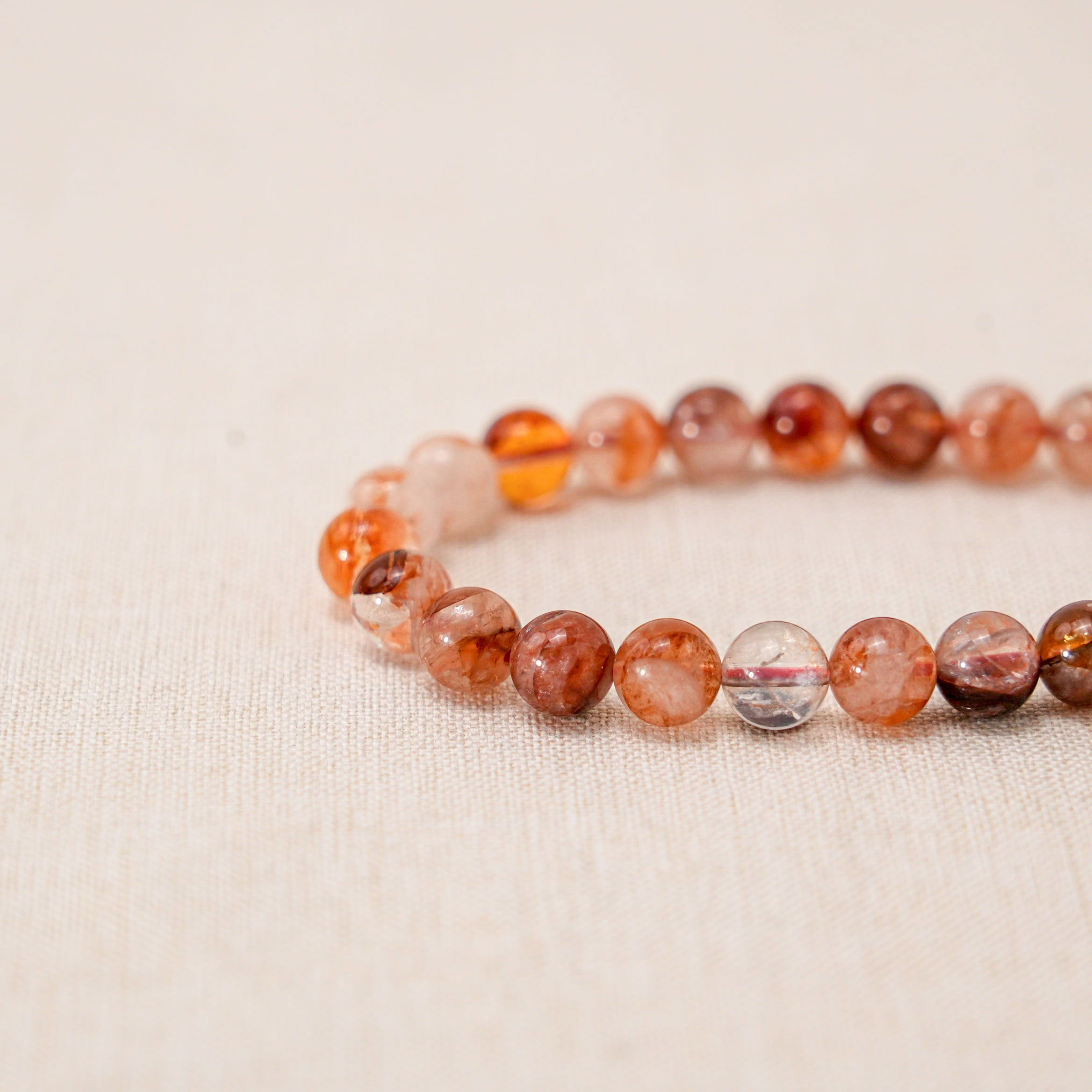 The Red Fire Quartz Manifestation Bracelet is designed to amplify your creative power