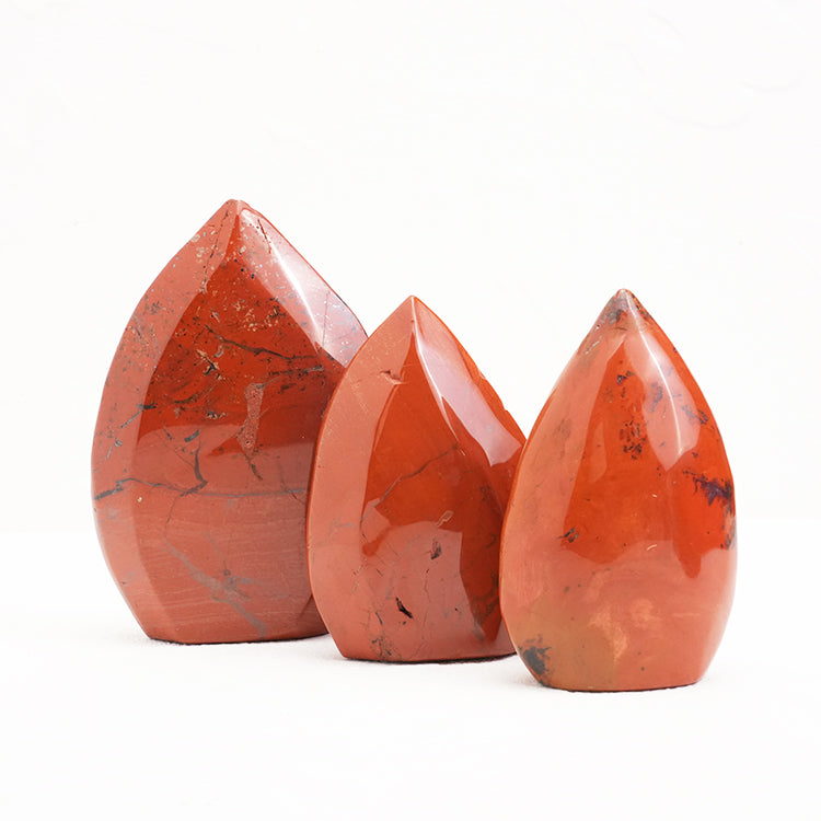 High-quality Red Jasper Freeform Crystal, ideal for meditation and energy work