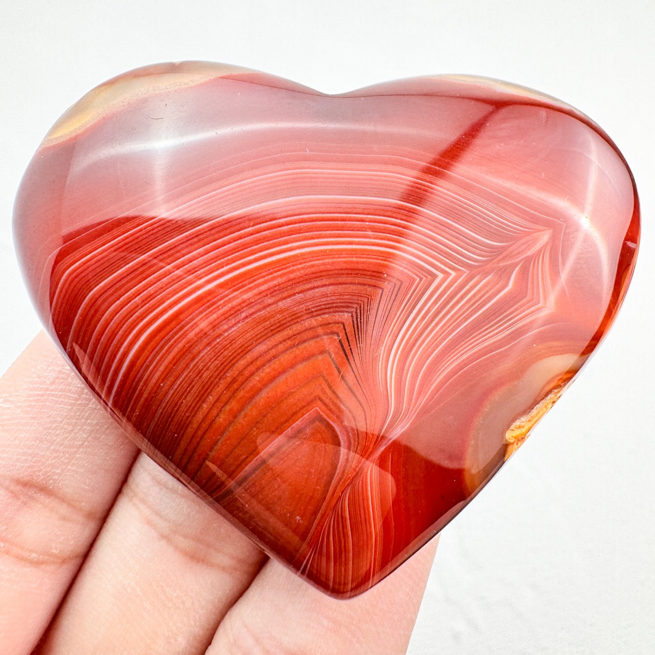 Sardonyx Heart: Love and Harmony Gem