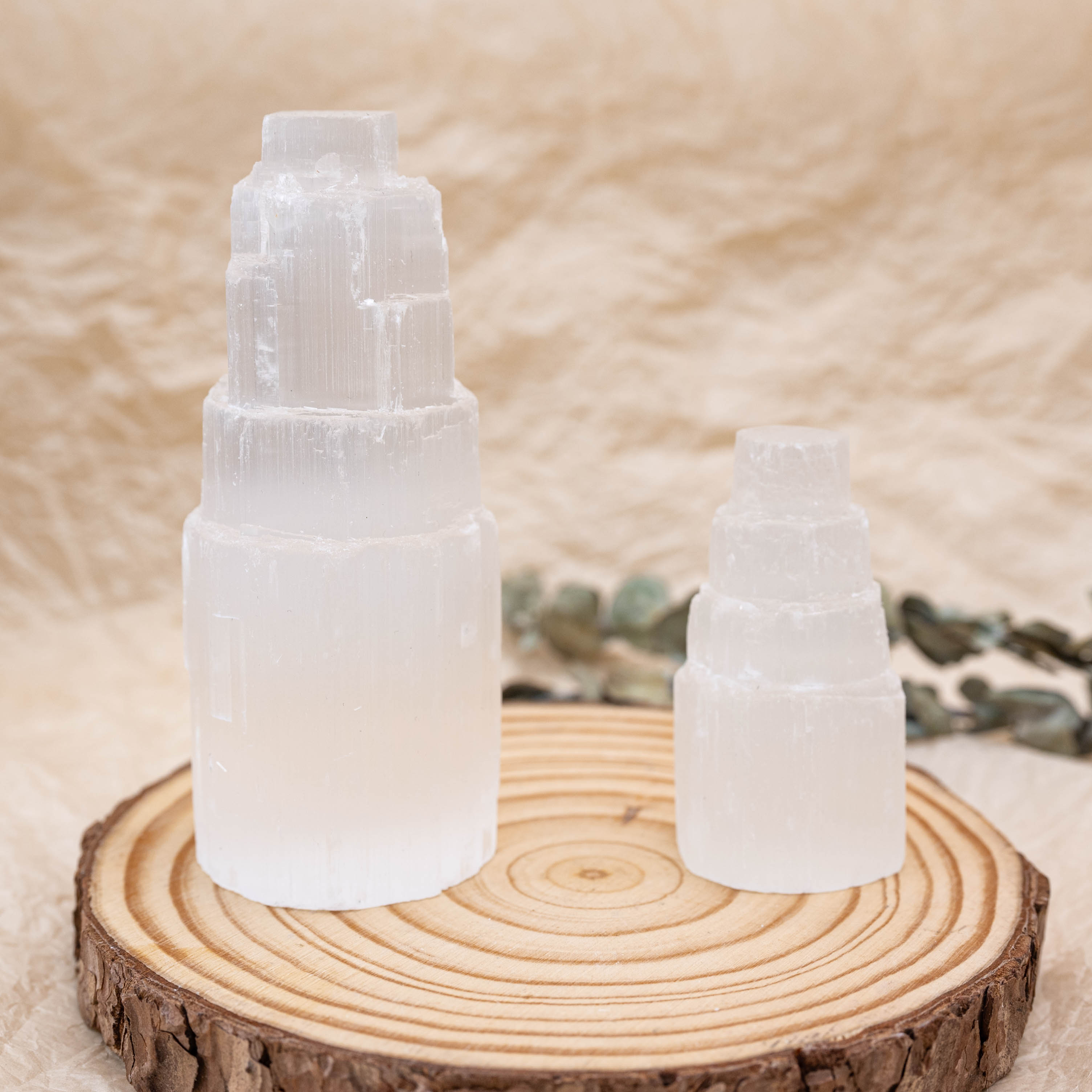 Selenite Peak Tower for meditation