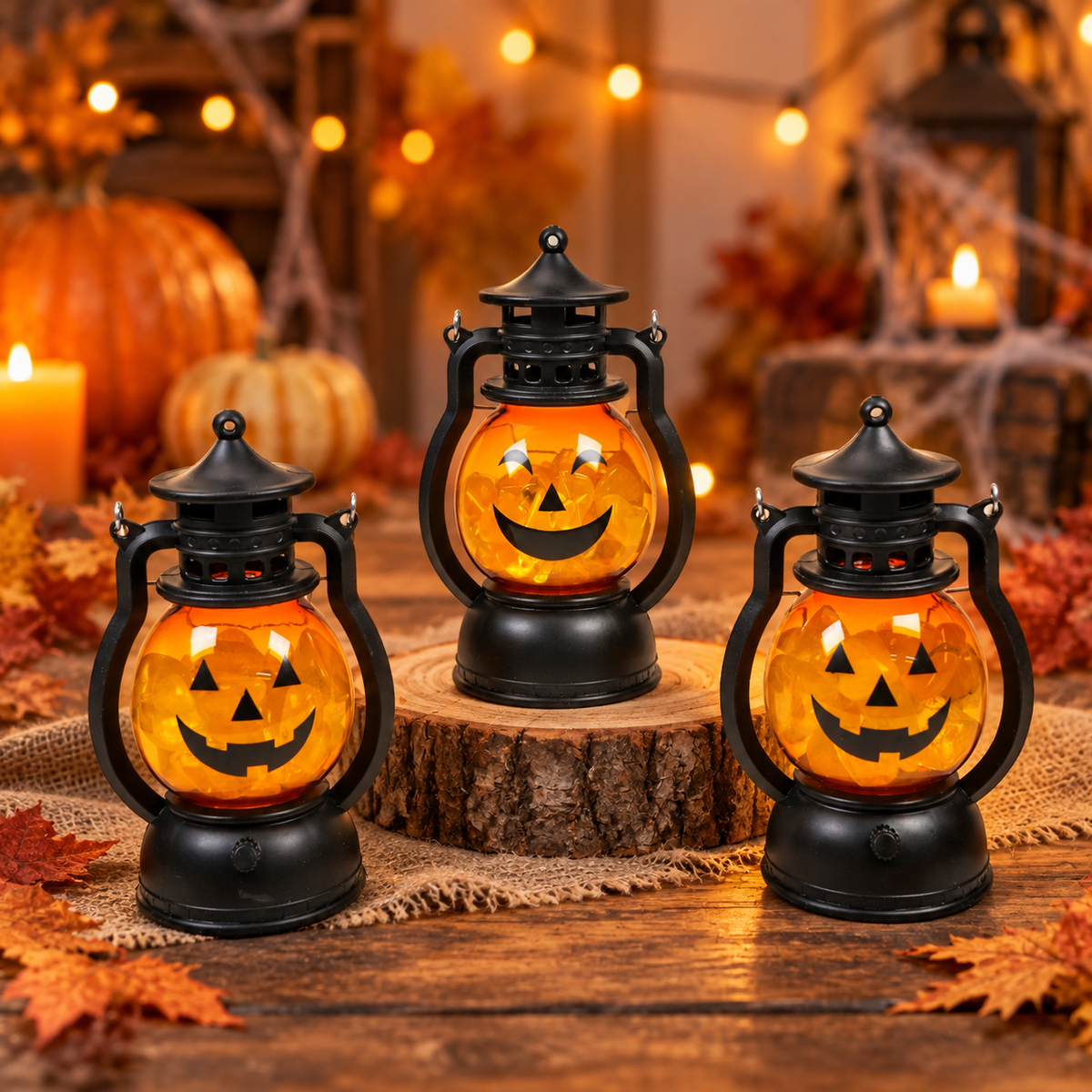 Light Up Your Halloween: Retro Jack‑O‑Lantern Mini LED Lantern